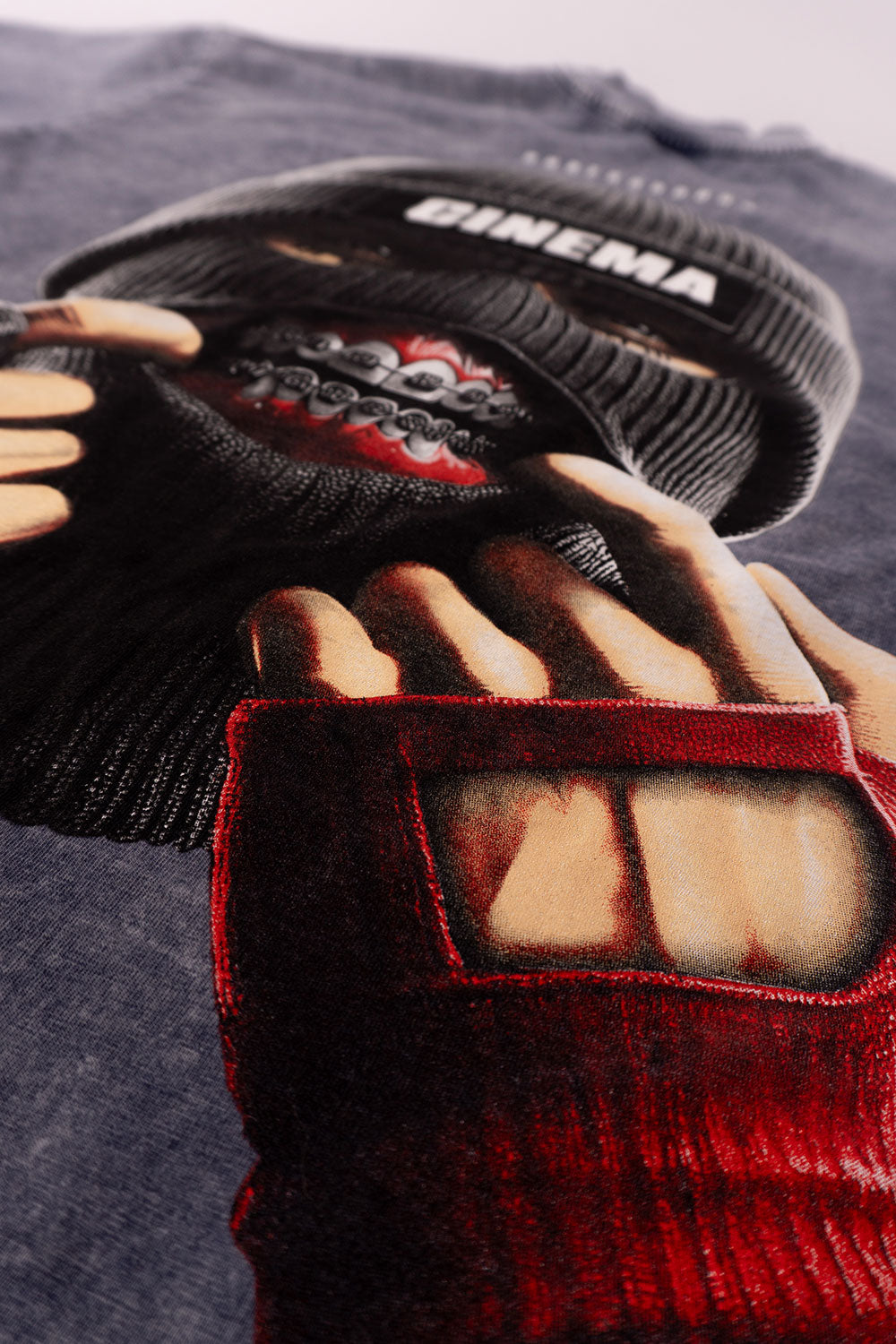 ACID WASH BOXY FIT CINEMA CRIMINAL