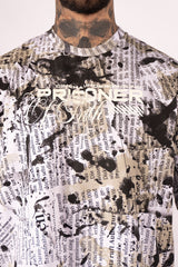 Camiseta BOXY FIT NEWSPAPER