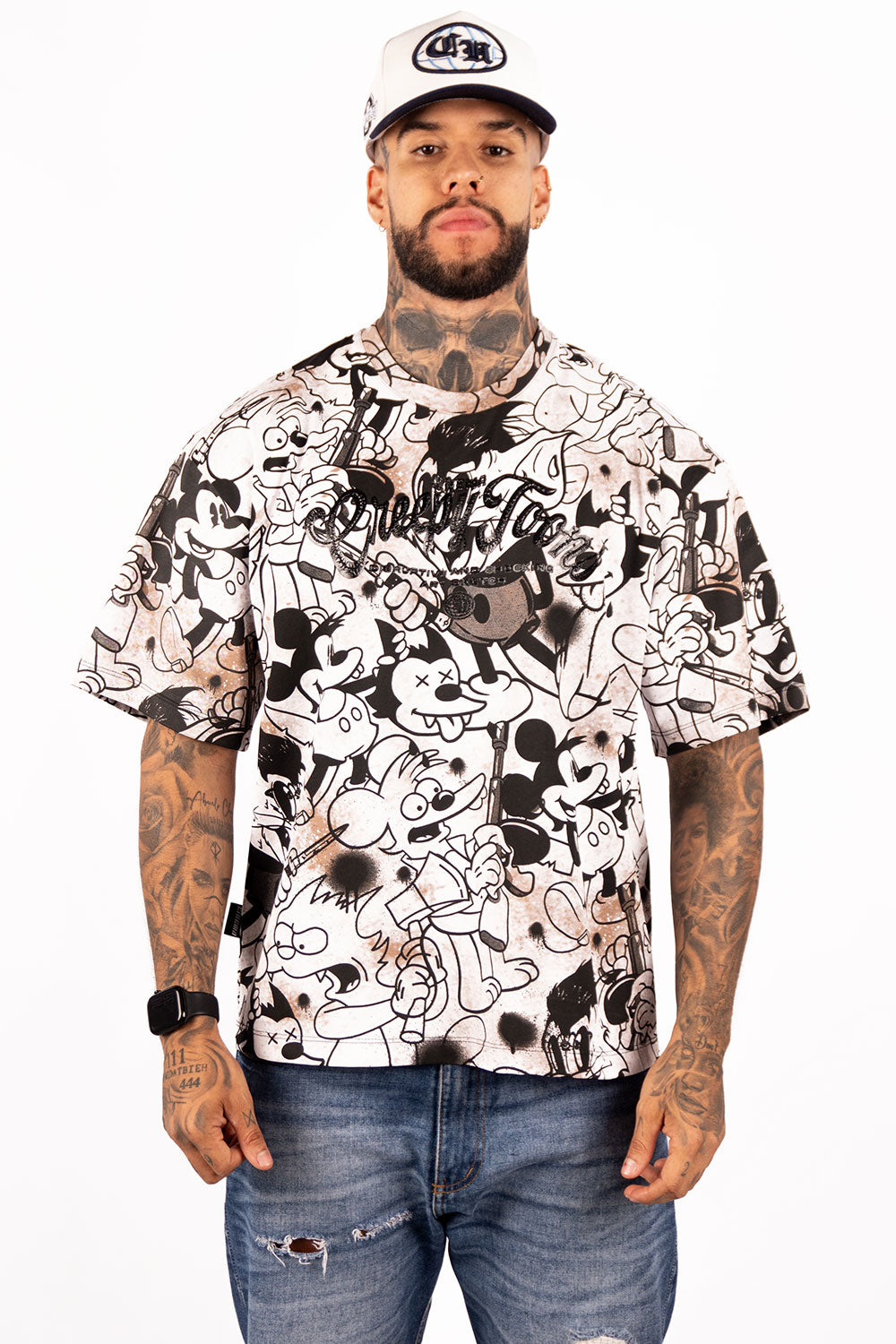 Camiseta BOXY FIT CREY TOONS