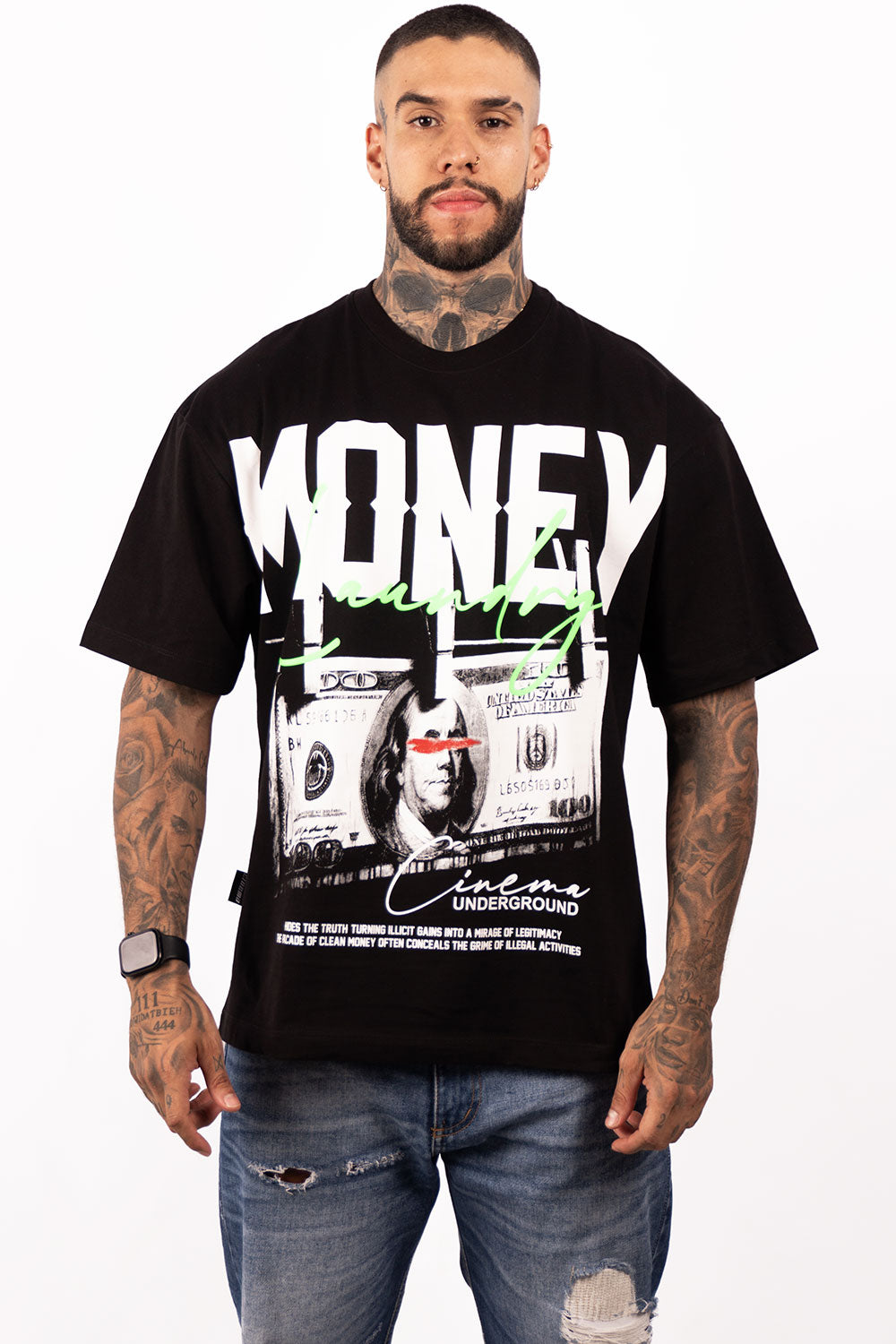 Camiseta OVER MONEY LAUNDRY