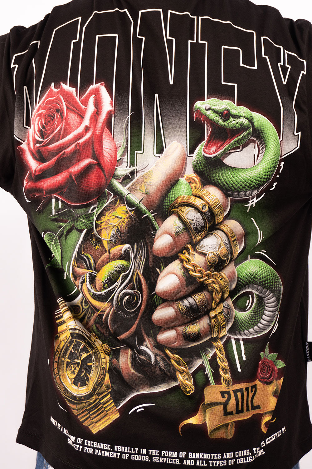 Camiseta silver SNAKE MONEY