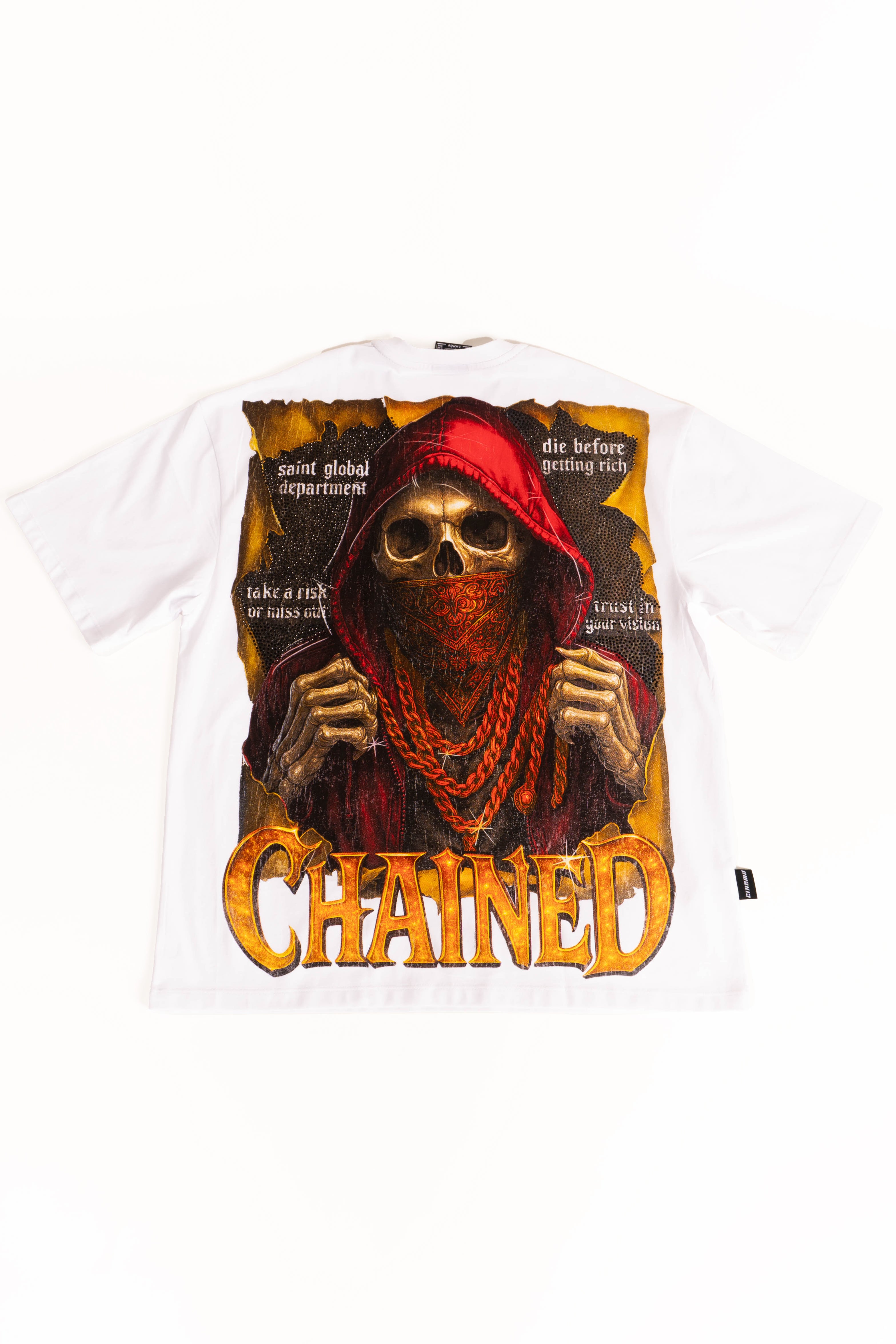 Camiseta over CHAINED