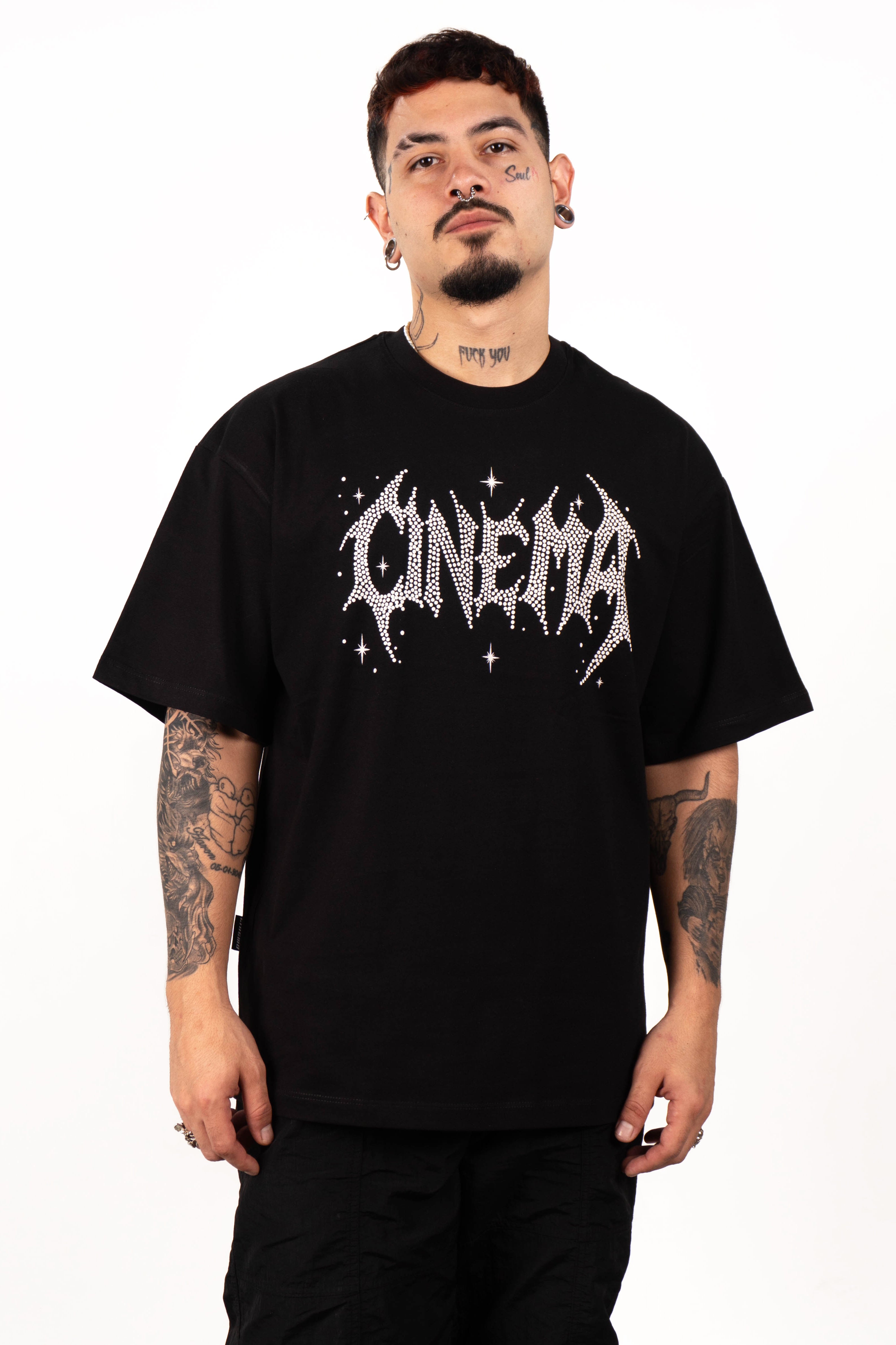 Camiseta over BRIGHT NIGHT