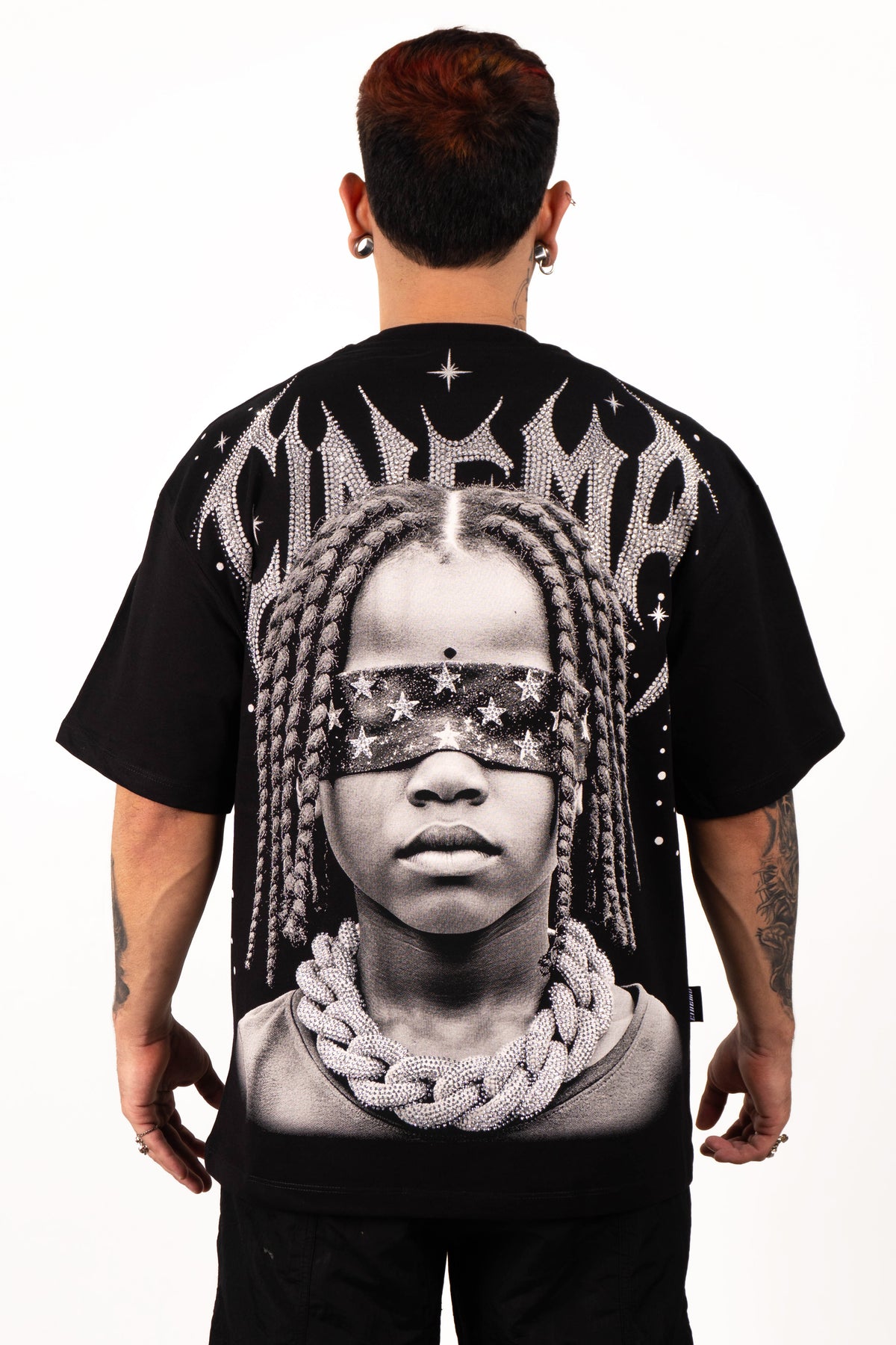 Camiseta over BRIGHT NIGHT