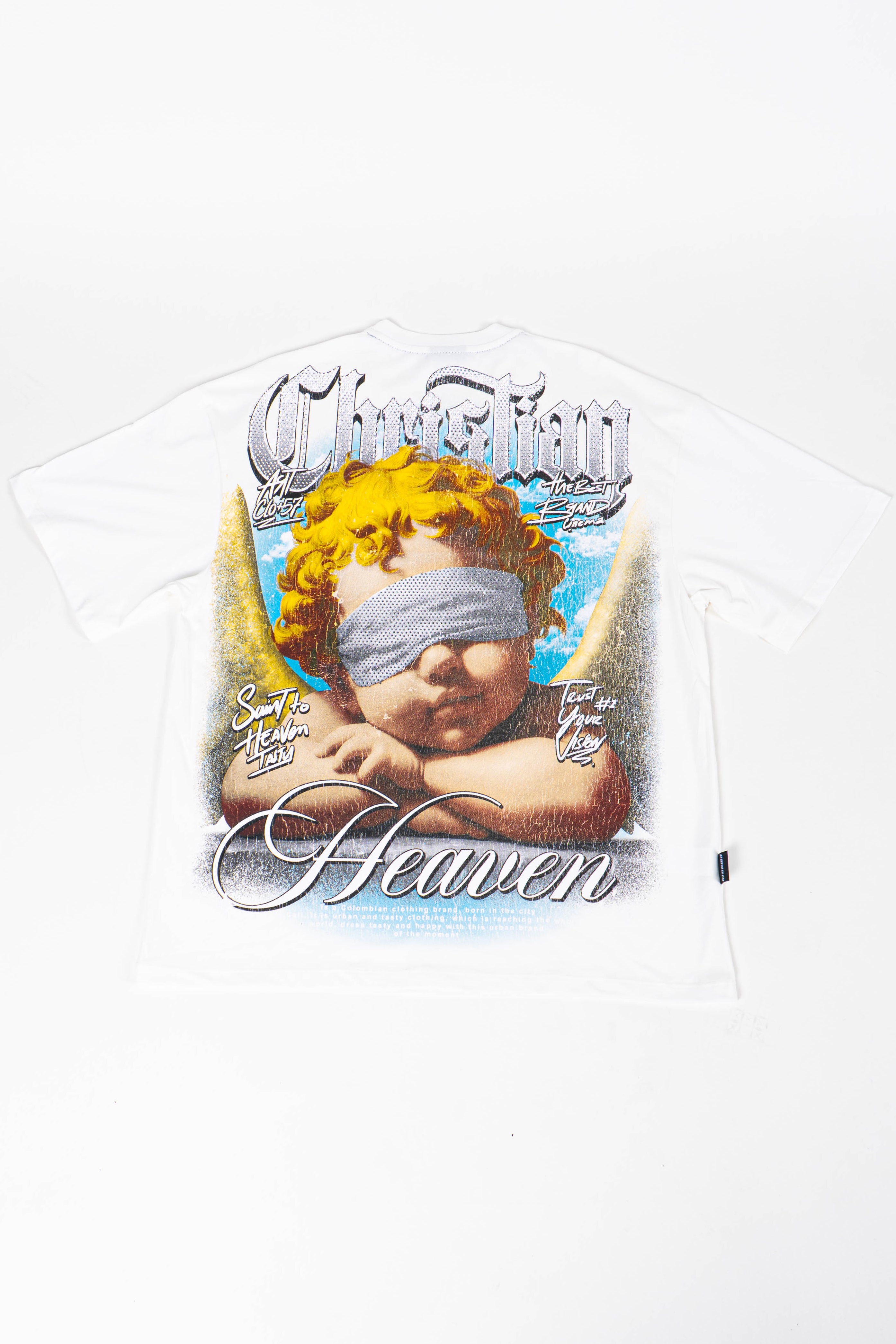Camiseta over CHRISTIAN