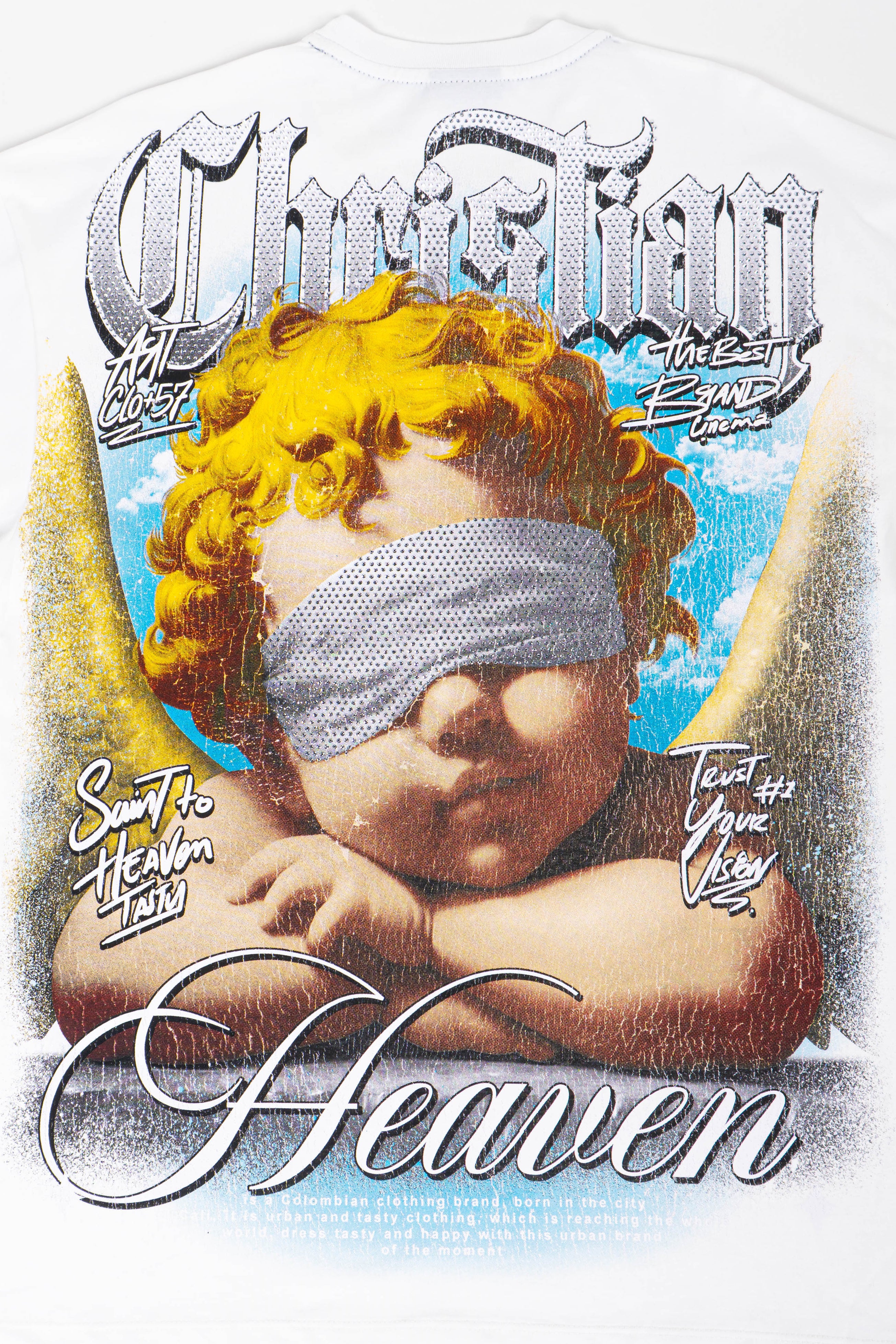 Camiseta over CHRISTIAN