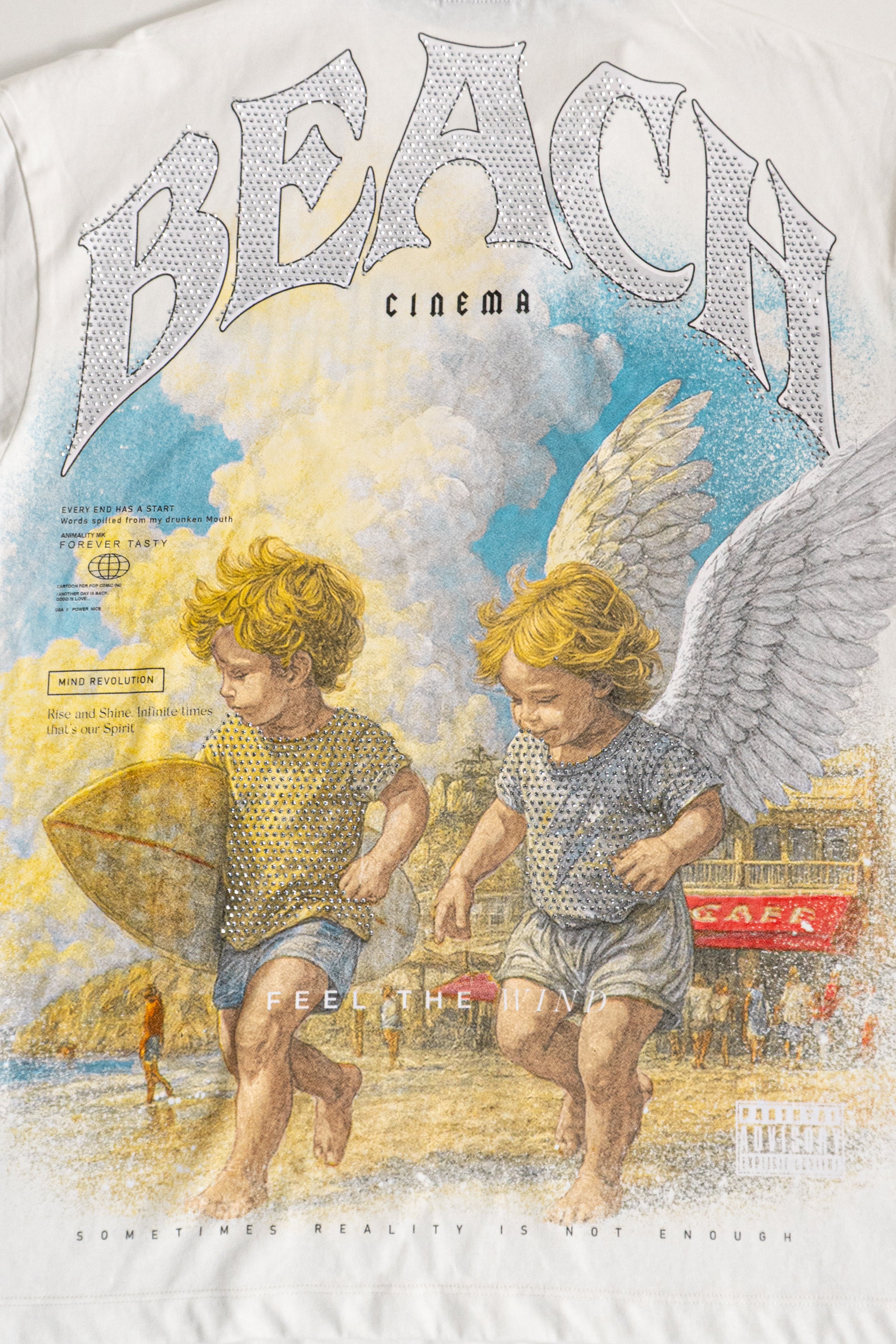 Camiseta over BEACH ANGELS