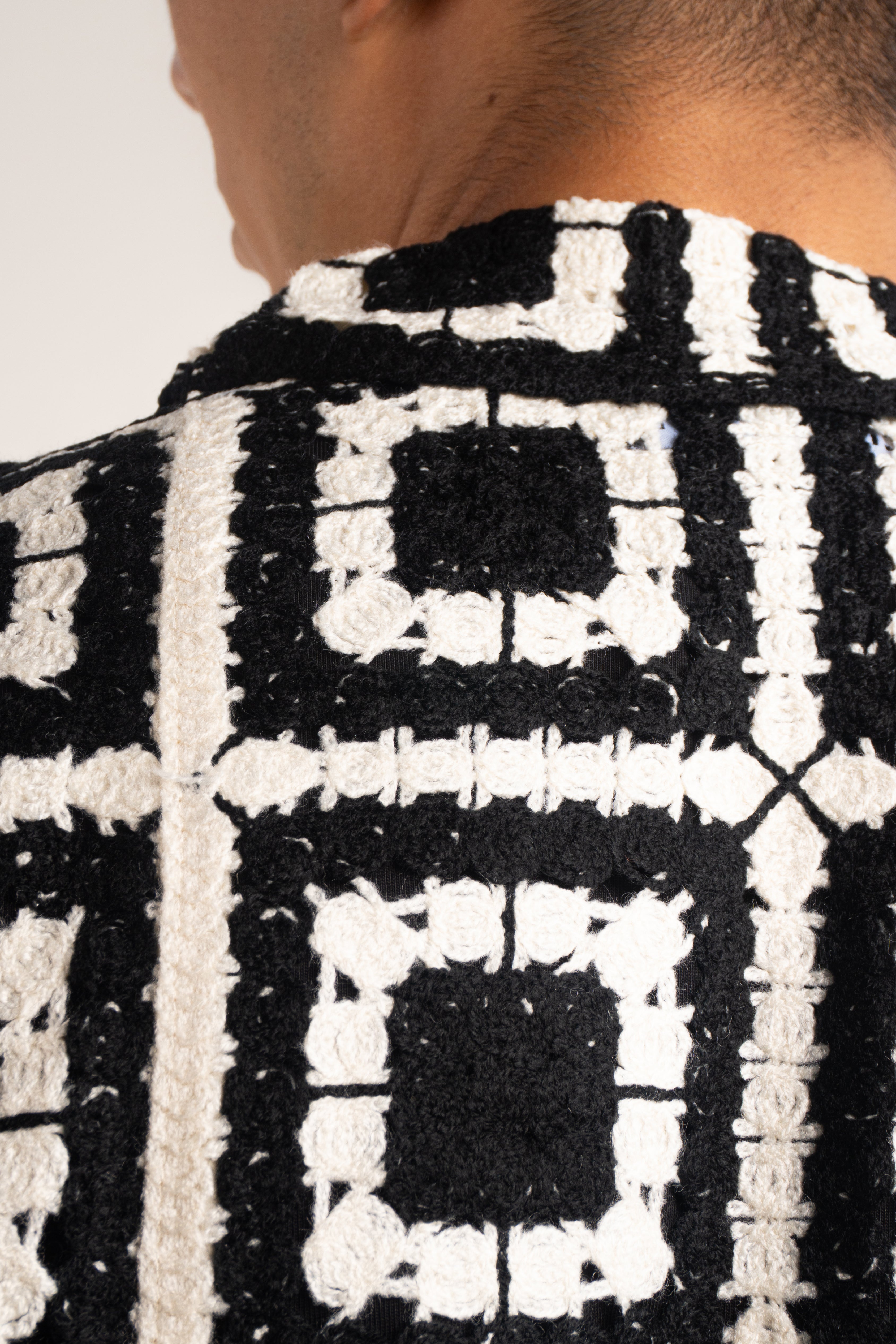 Camisa con cuello  TEJIDA