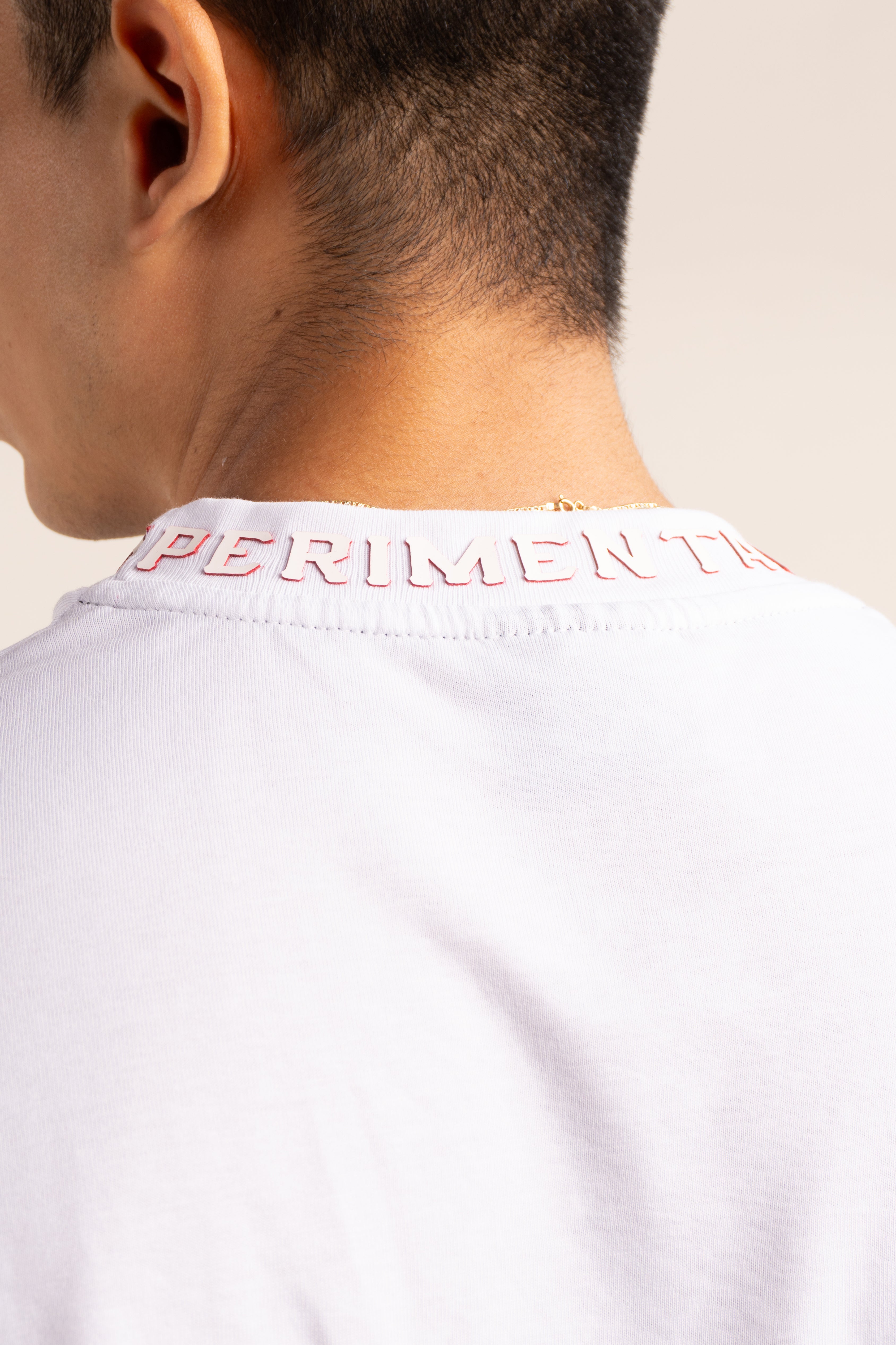 Camiseta EXPERIMENTAL-CL BLANCO/ROJO