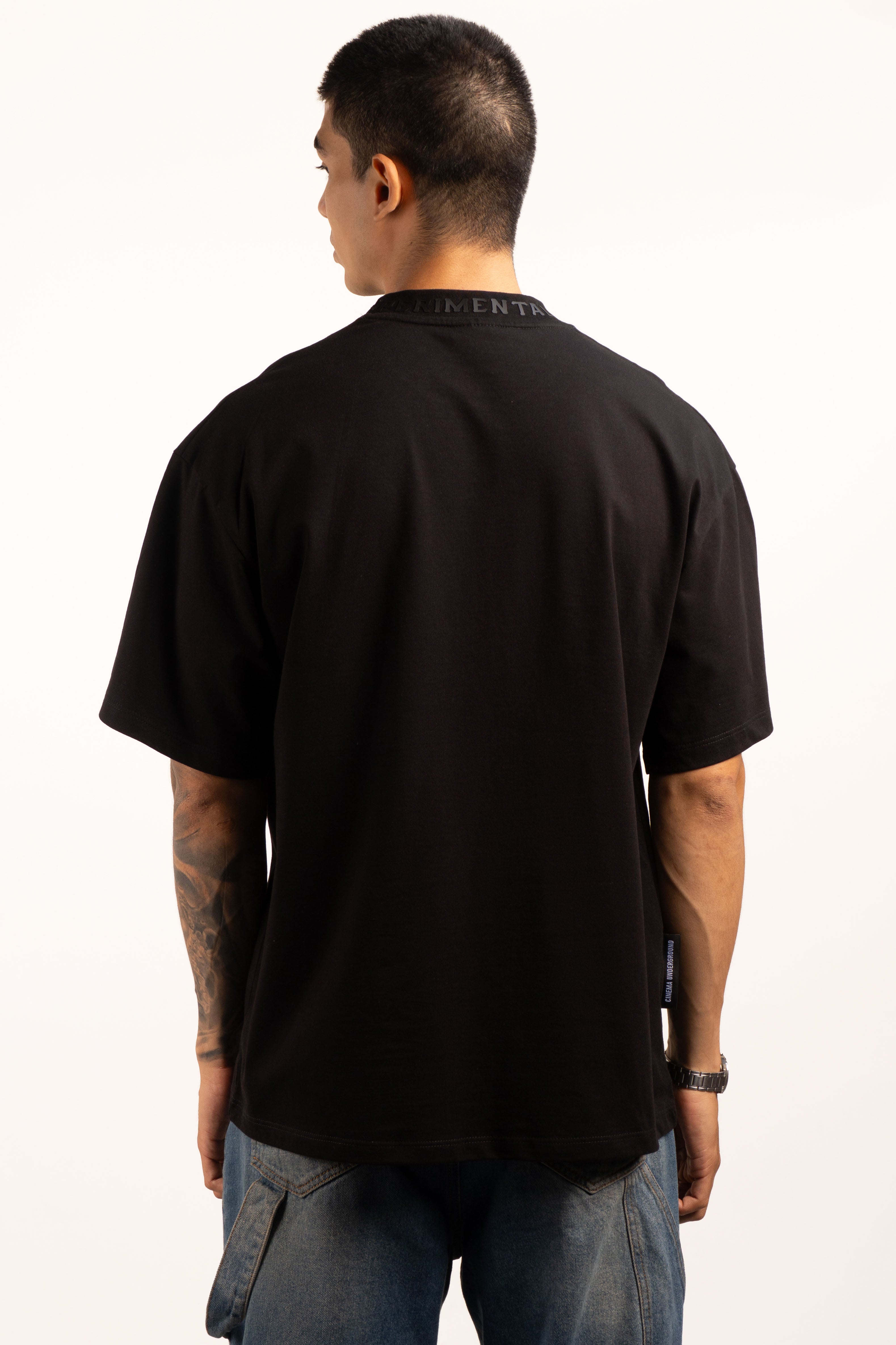 Camiseta BASICA EXPERIMENTAL-CL NEGRO / NEGRO