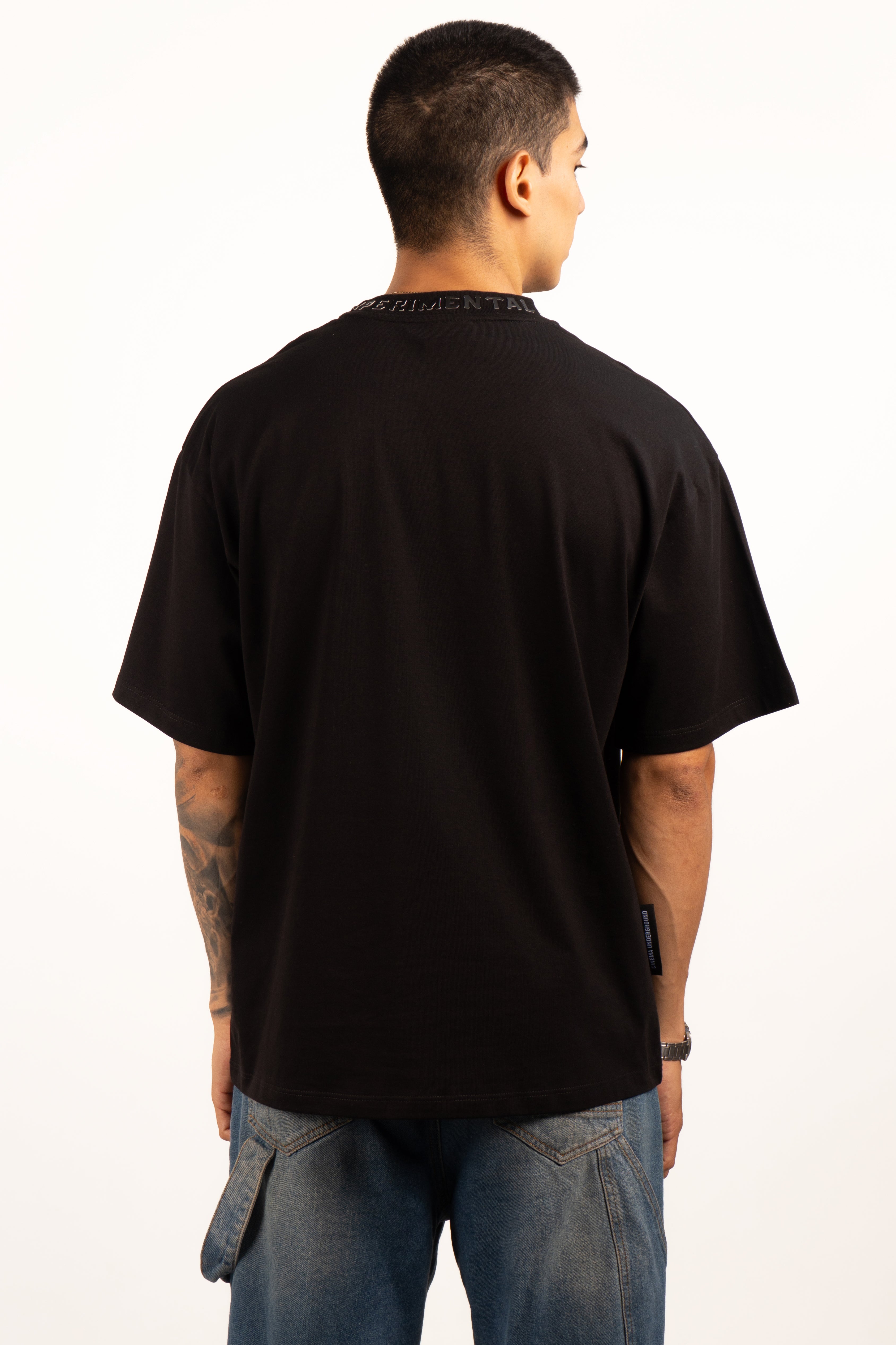 Camiseta BASICA EXPERIMENTAL-CL NEGRO /BLANCO