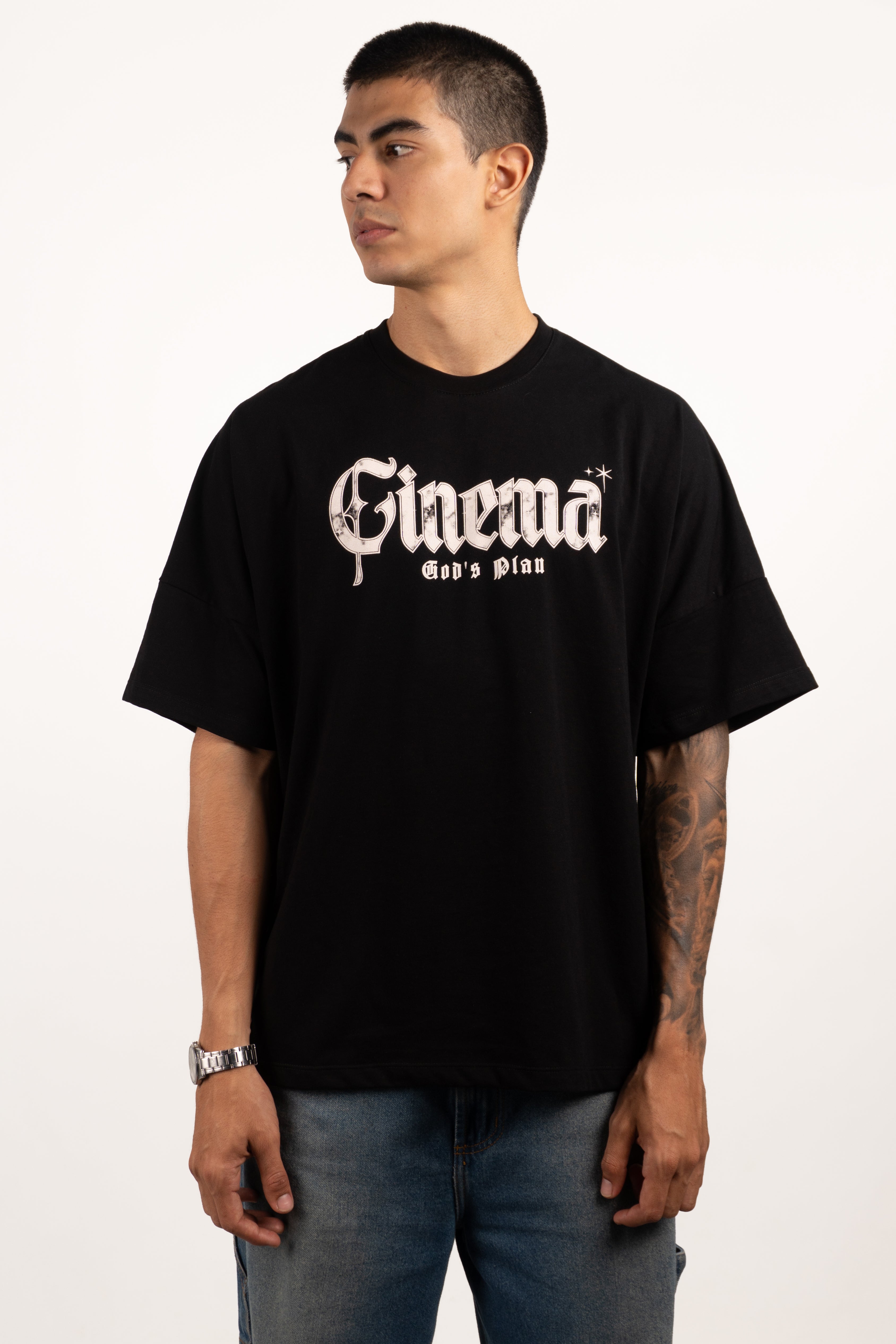 Camiseta over GOD S PLAN