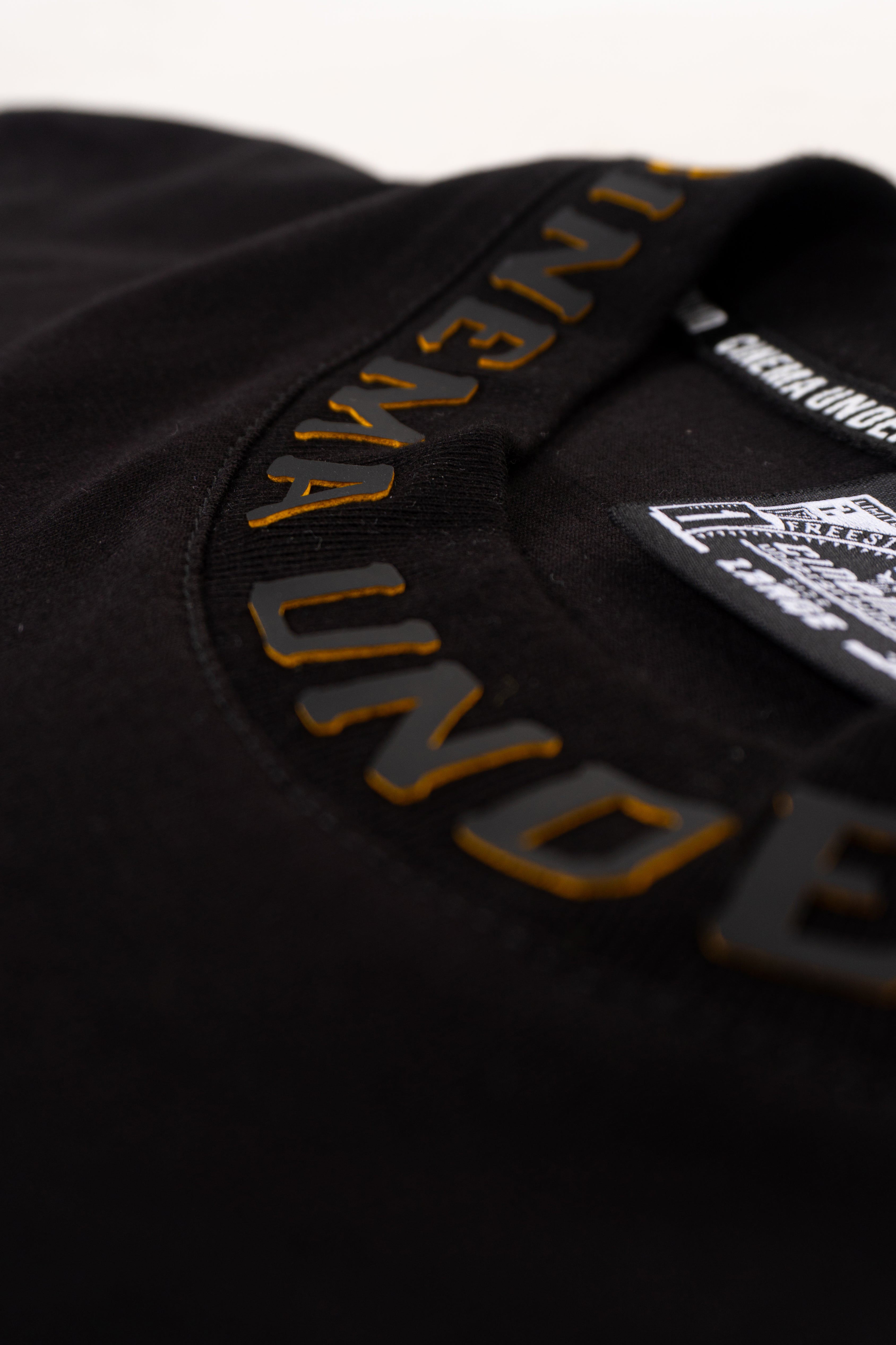 Camiseta BASICA EXPERIMENTAL-CL NEGRO / NARANJA