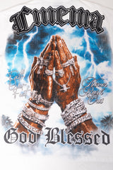 Camiseta over BLESSED