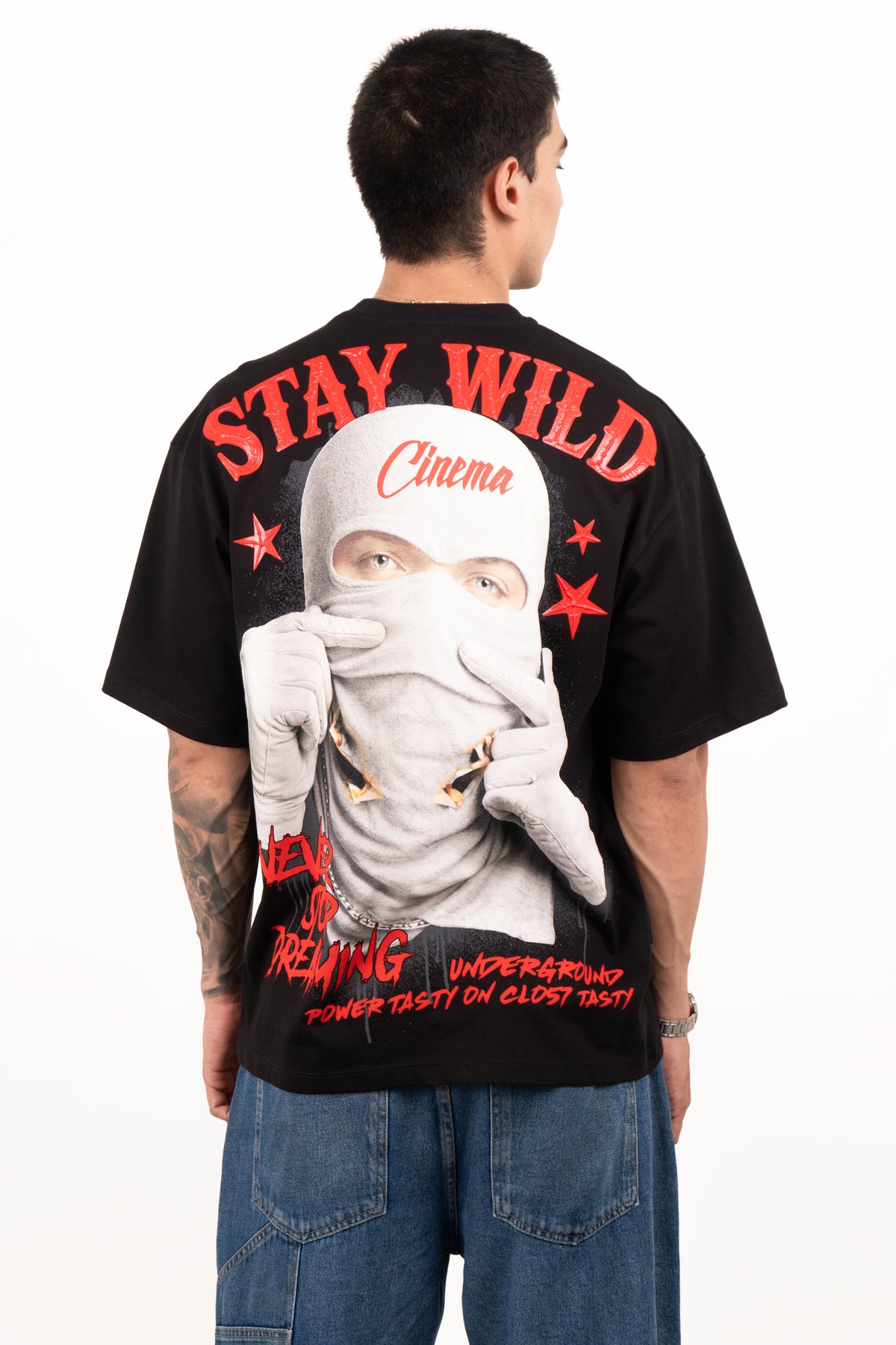 Camiseta over STAY WILD