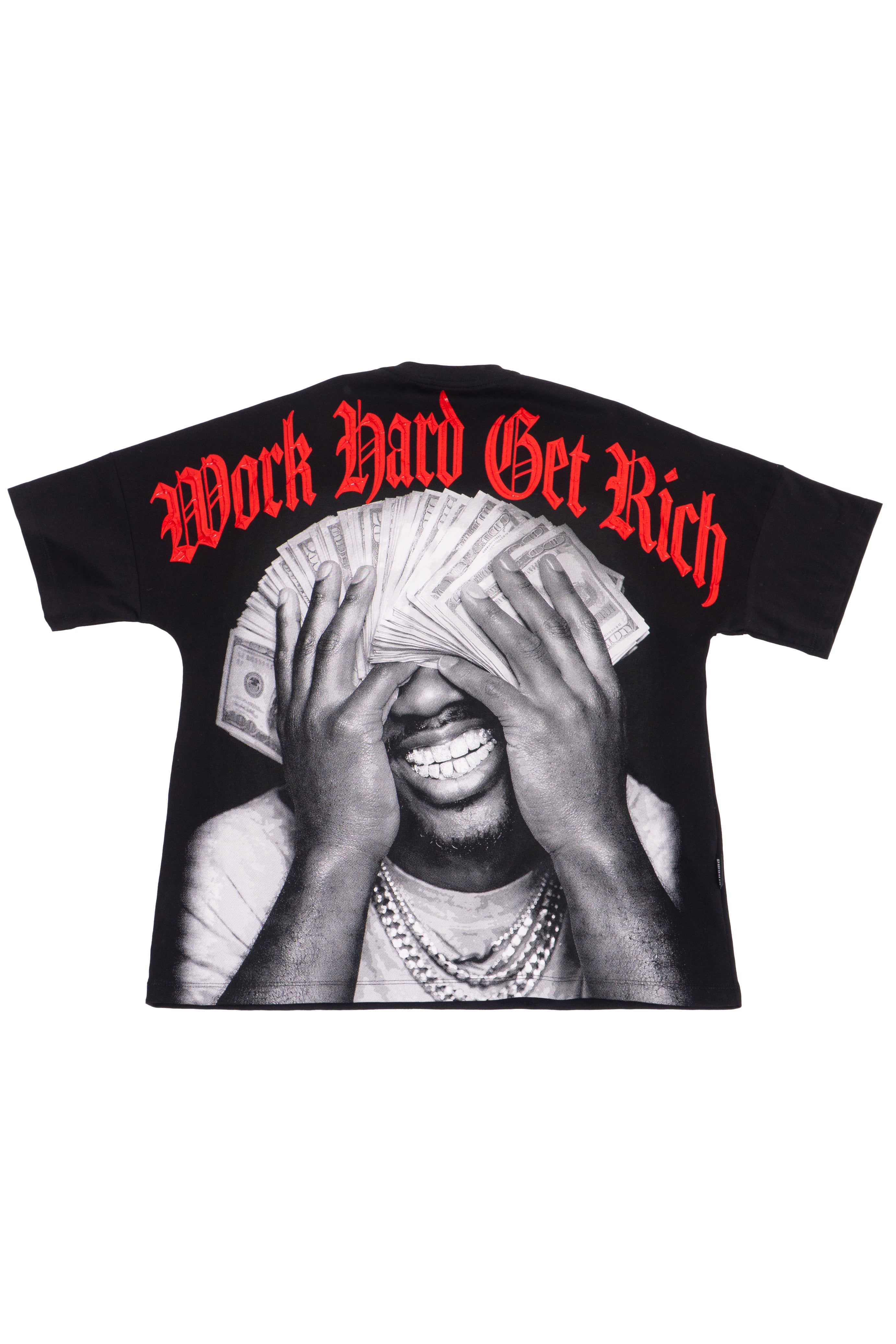 Camiseta over WORK HARD