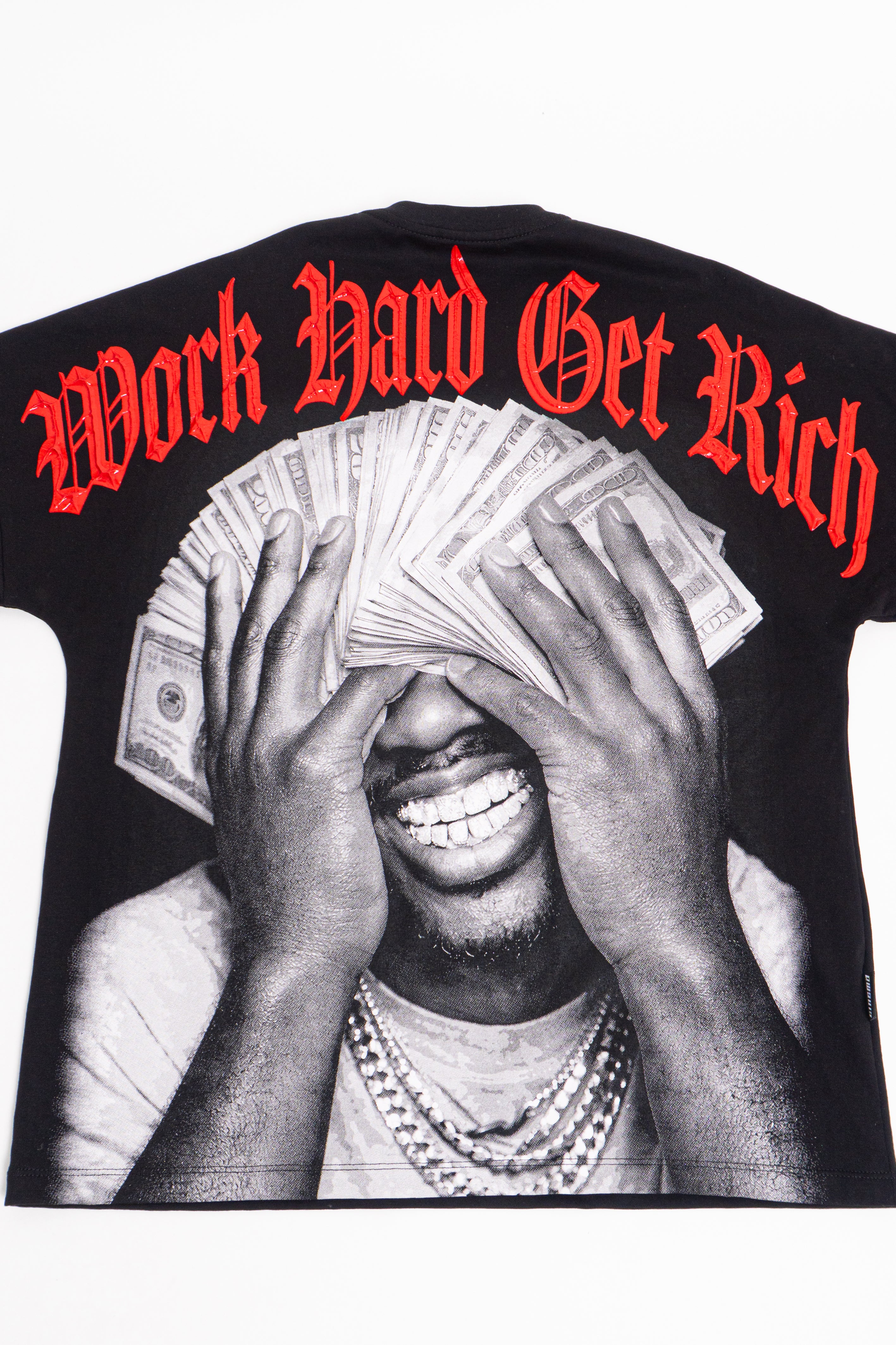 Camiseta over WORK HARD