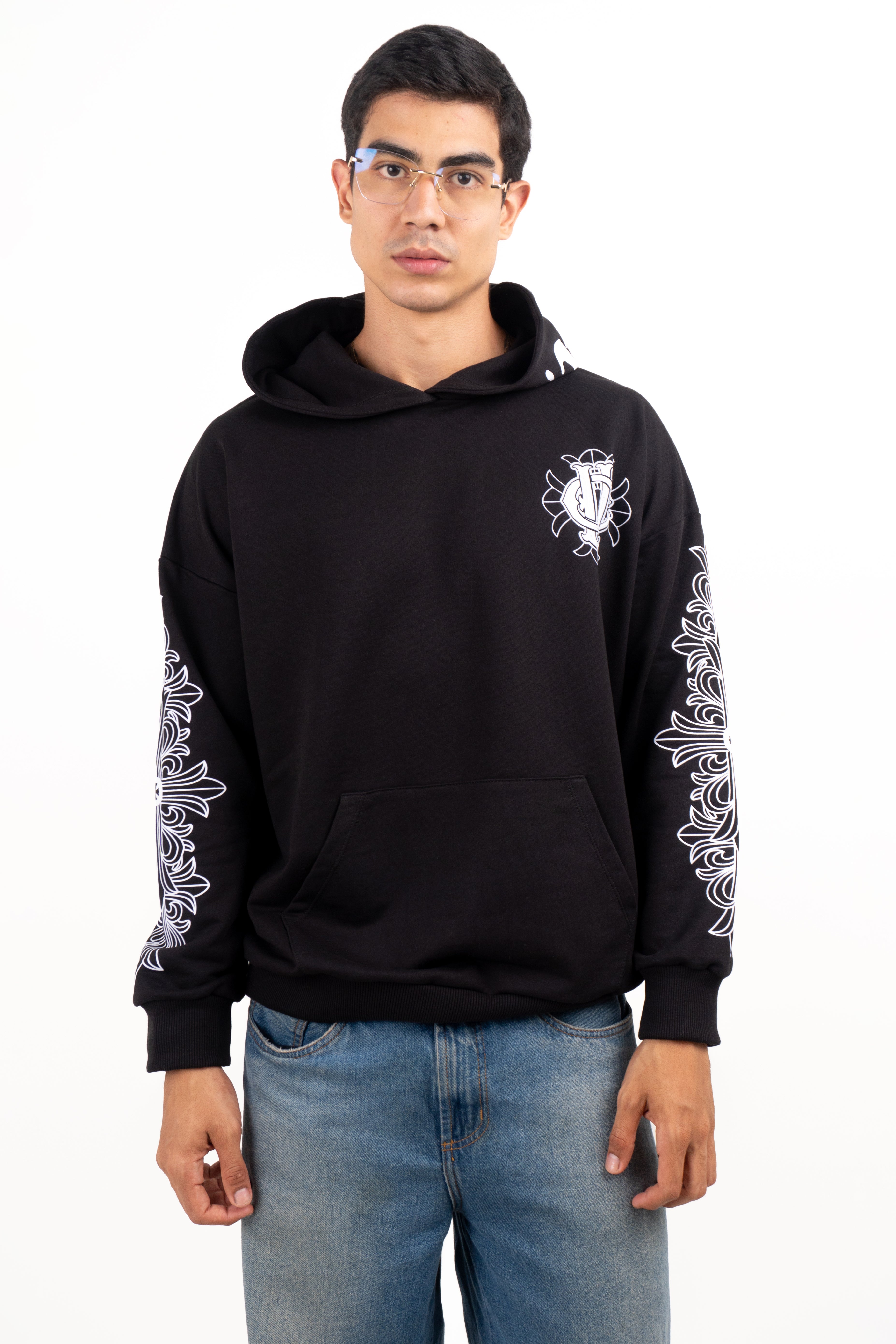 Buzo Oversize negro LOS ANGELES