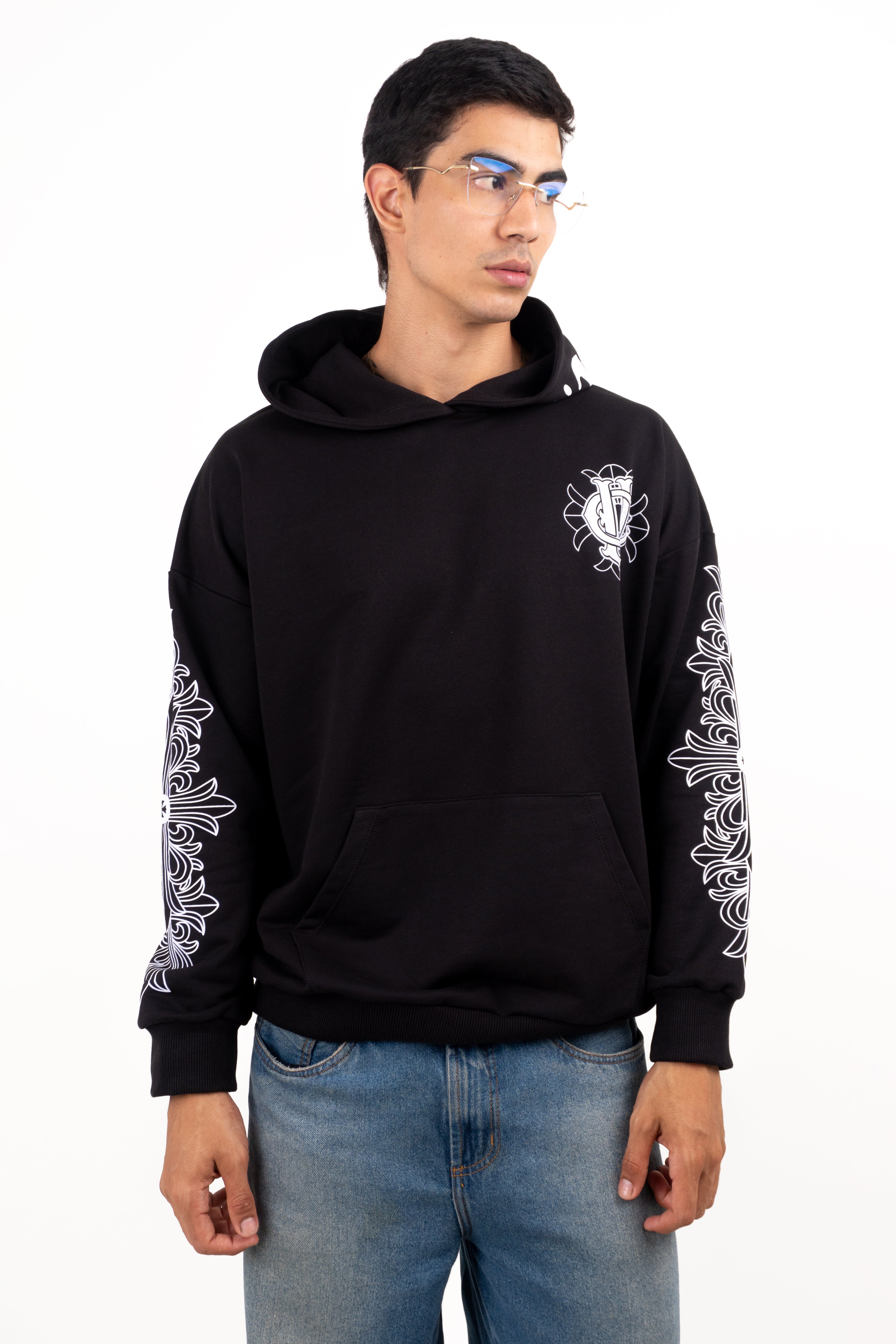 Buzo Oversize negro LOS ANGELES