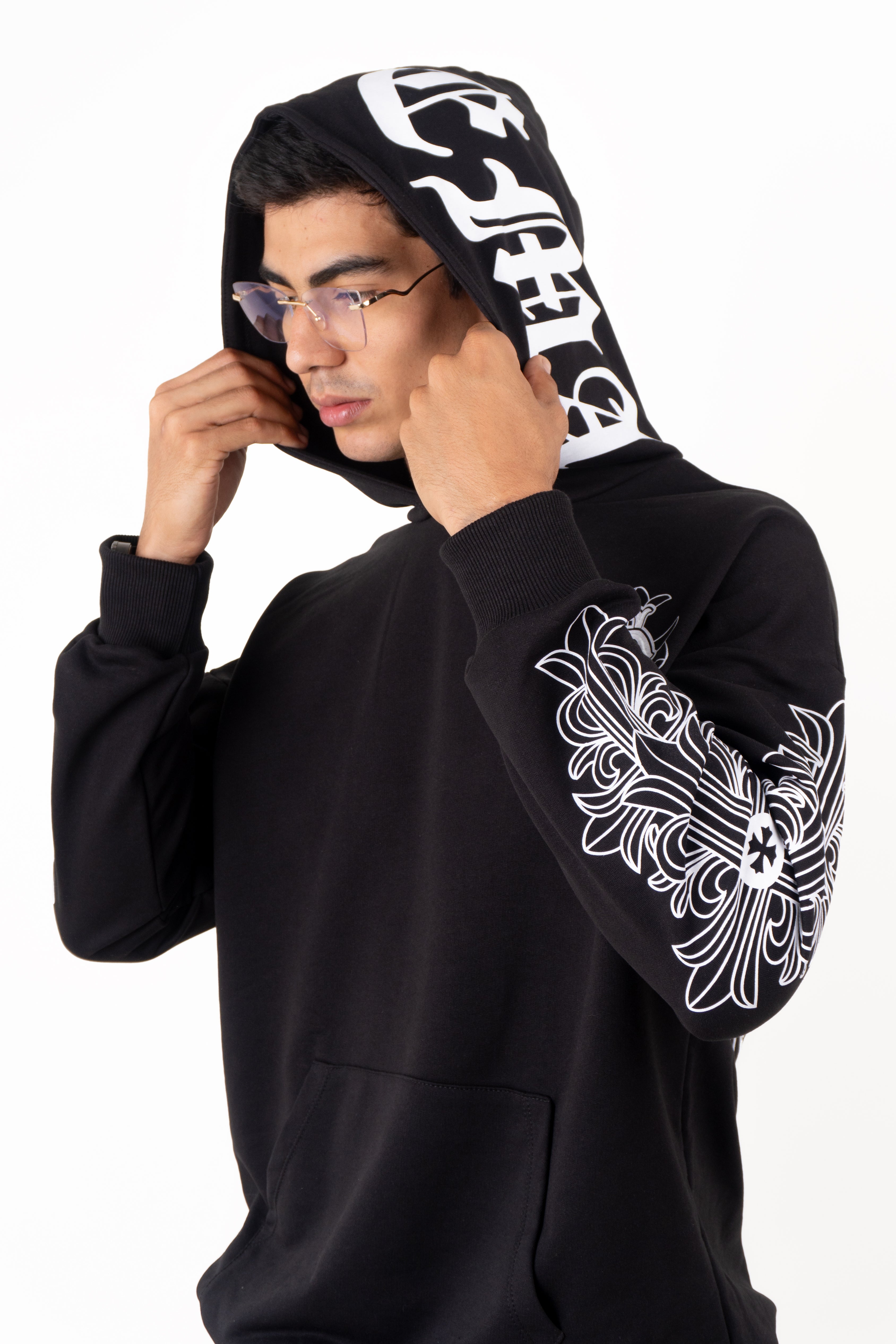 Buzo Oversize negro LOS ANGELES