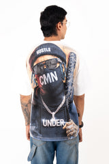 Camiseta over HUSTLE UNDER