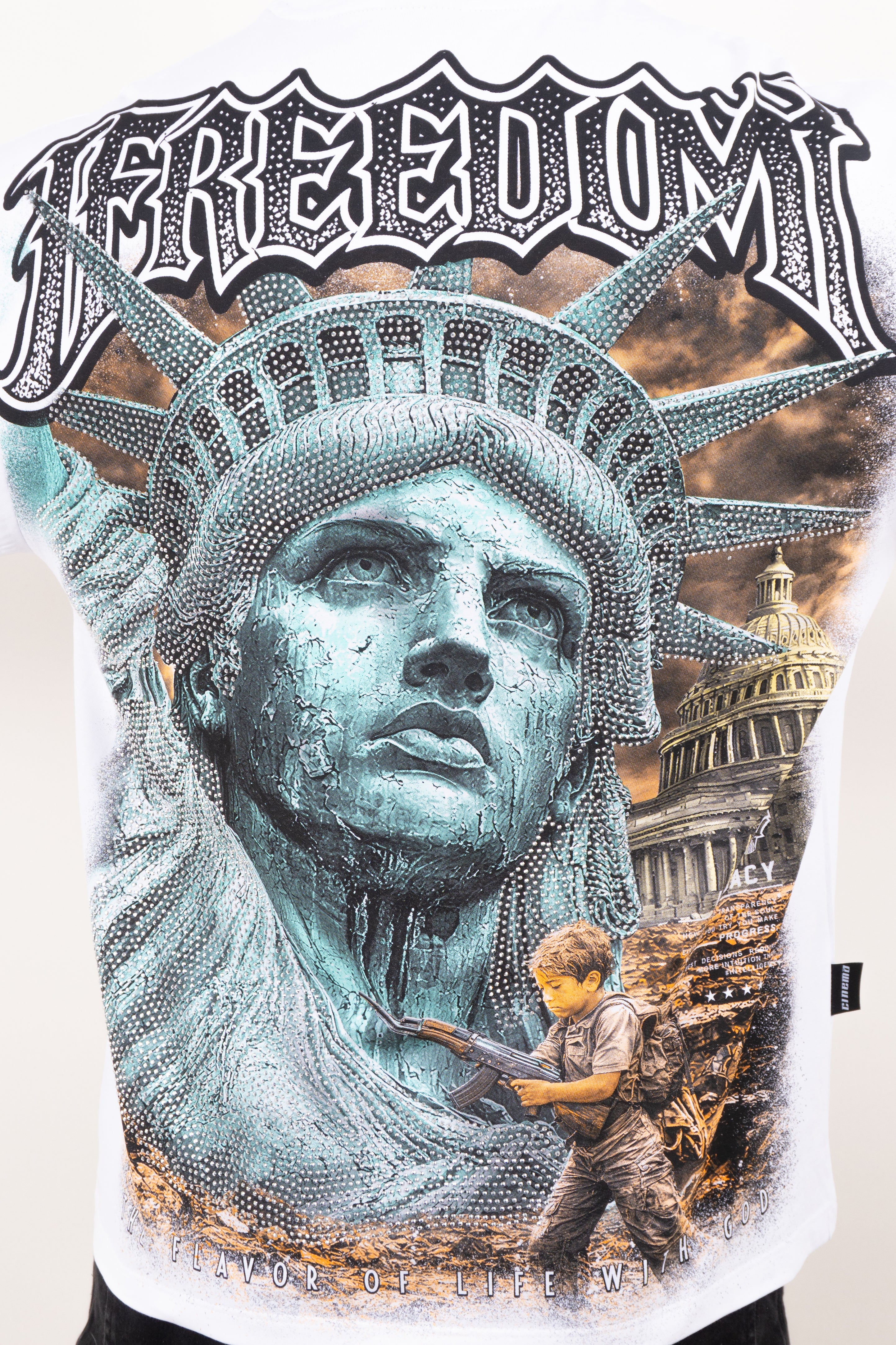 Camiseta over FREEDOM