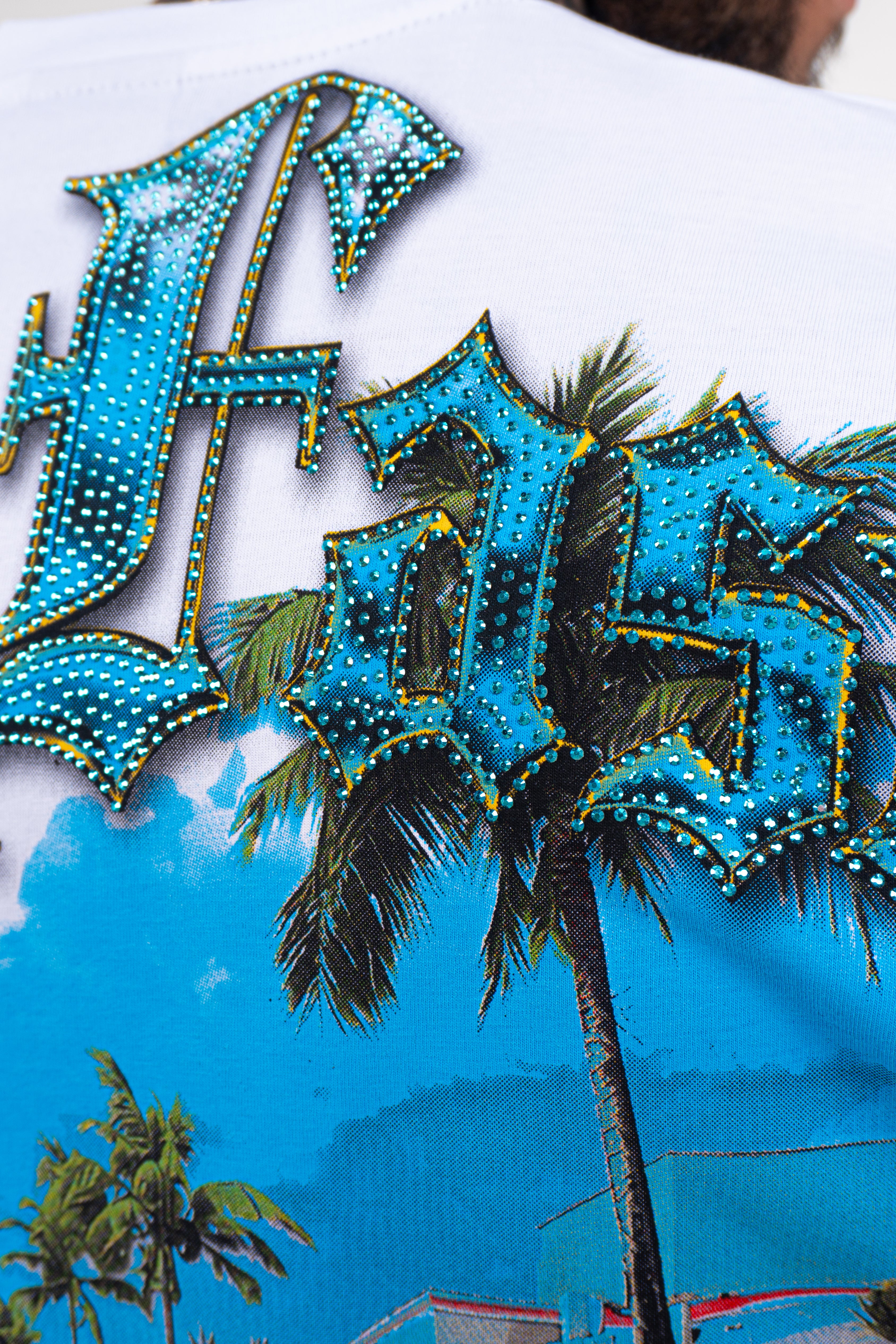 Camiseta over LIVE FAST