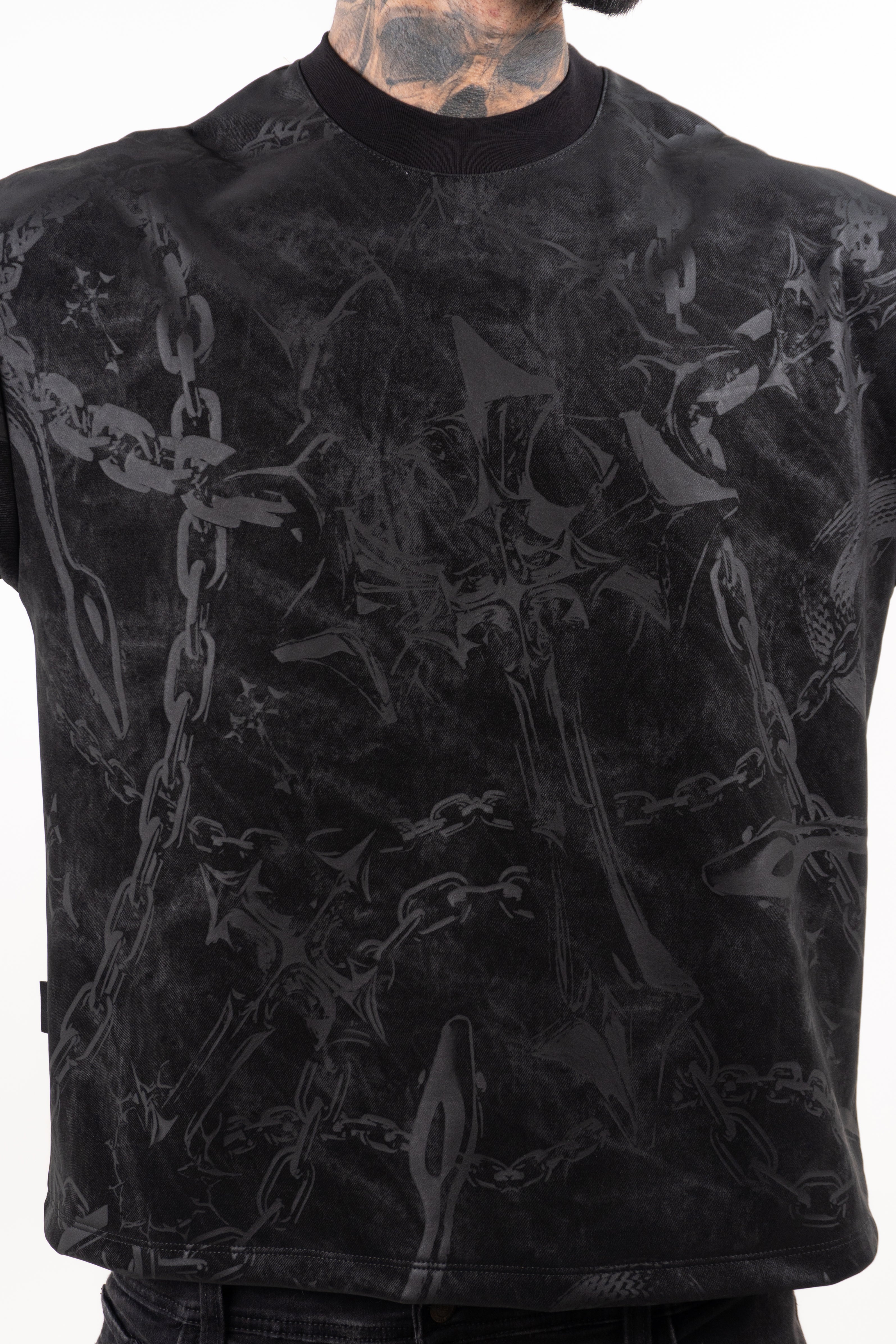 Camiseta CUERINA CROSSES AND CHAINS