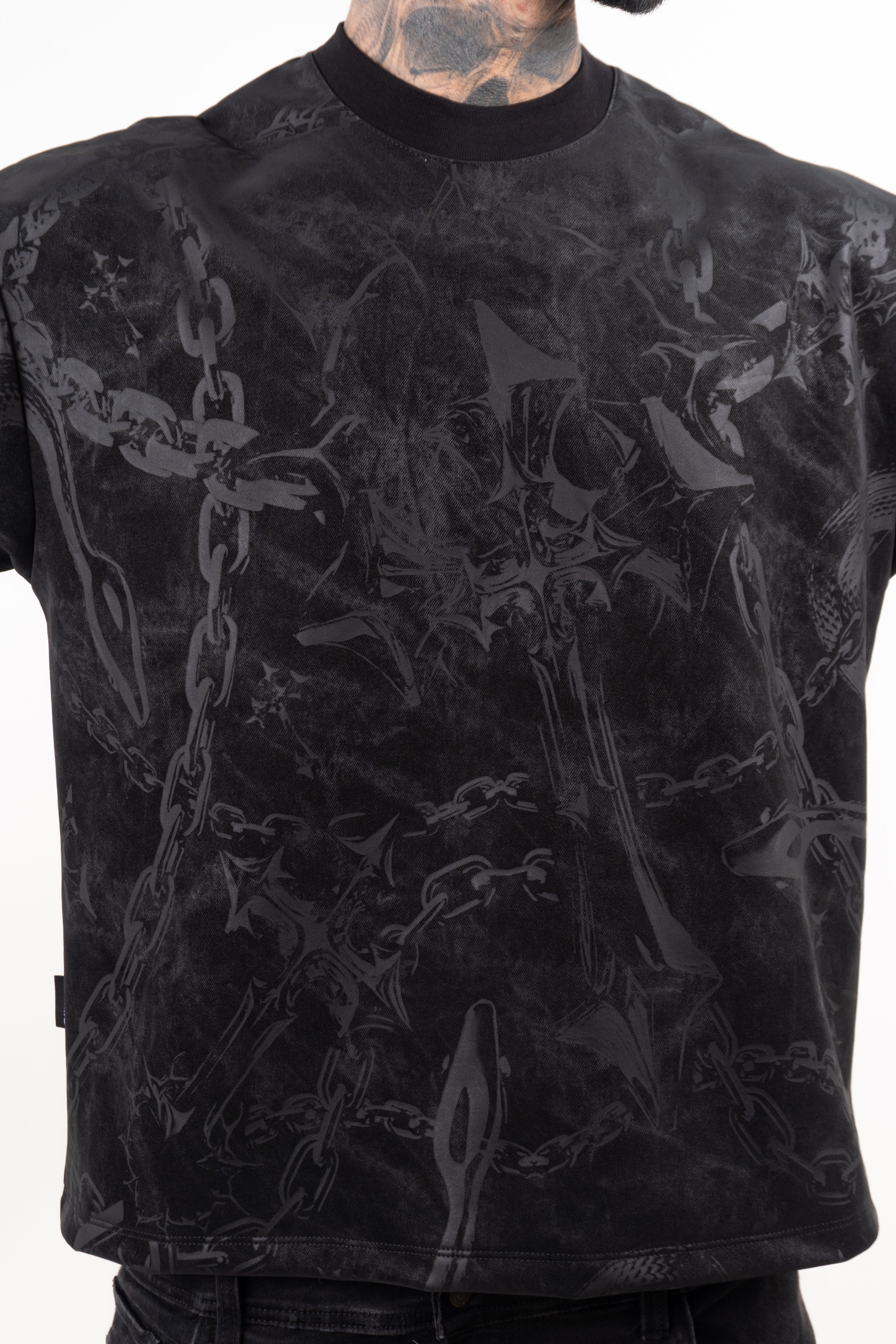 Camiseta CUERINA CROSSES AND CHAINS