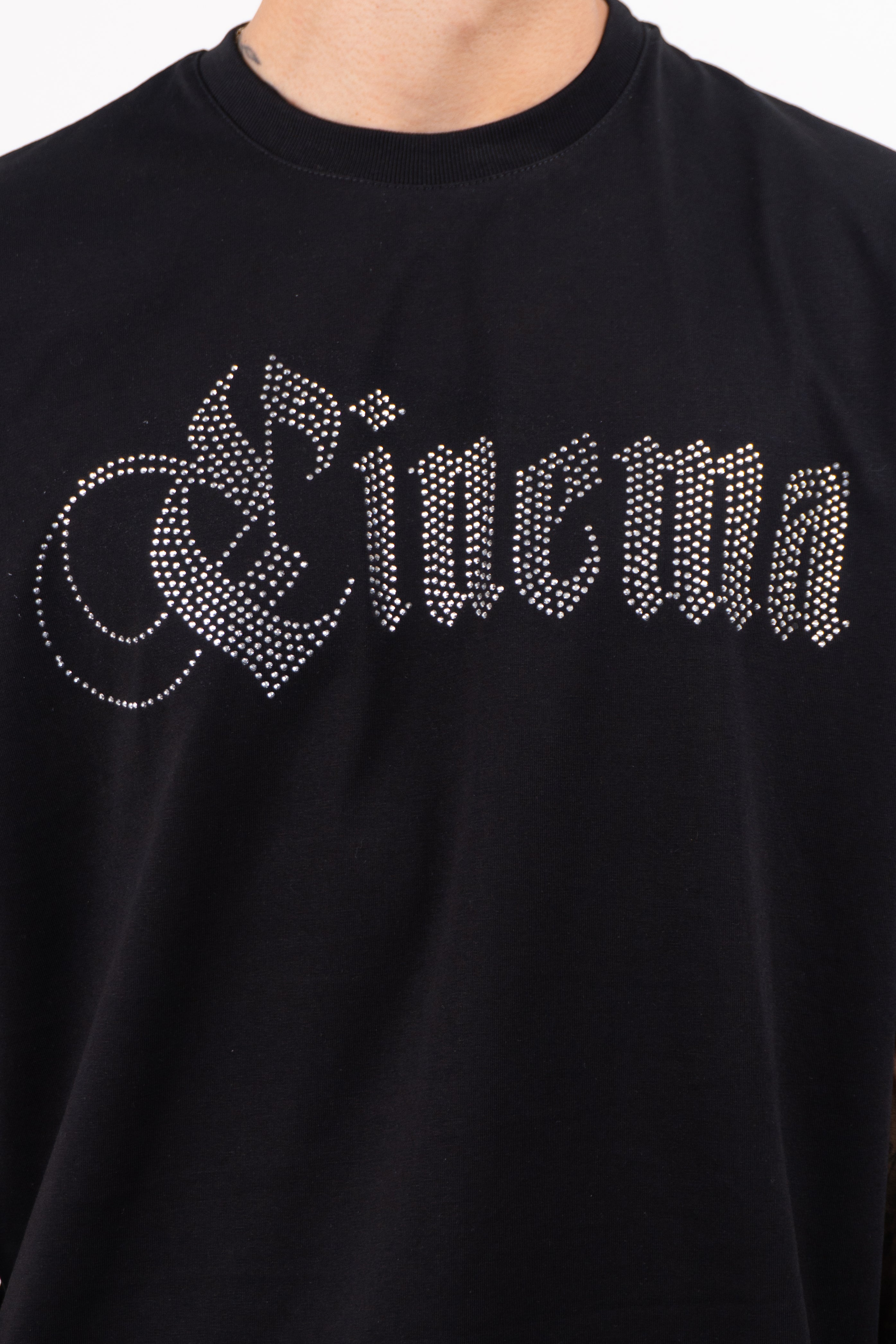 Camiseta over ERROR 404 piedra plateada