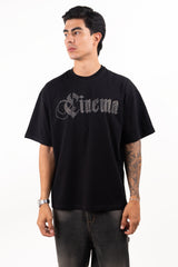 Camiseta over ERROR 404 piedra plateada