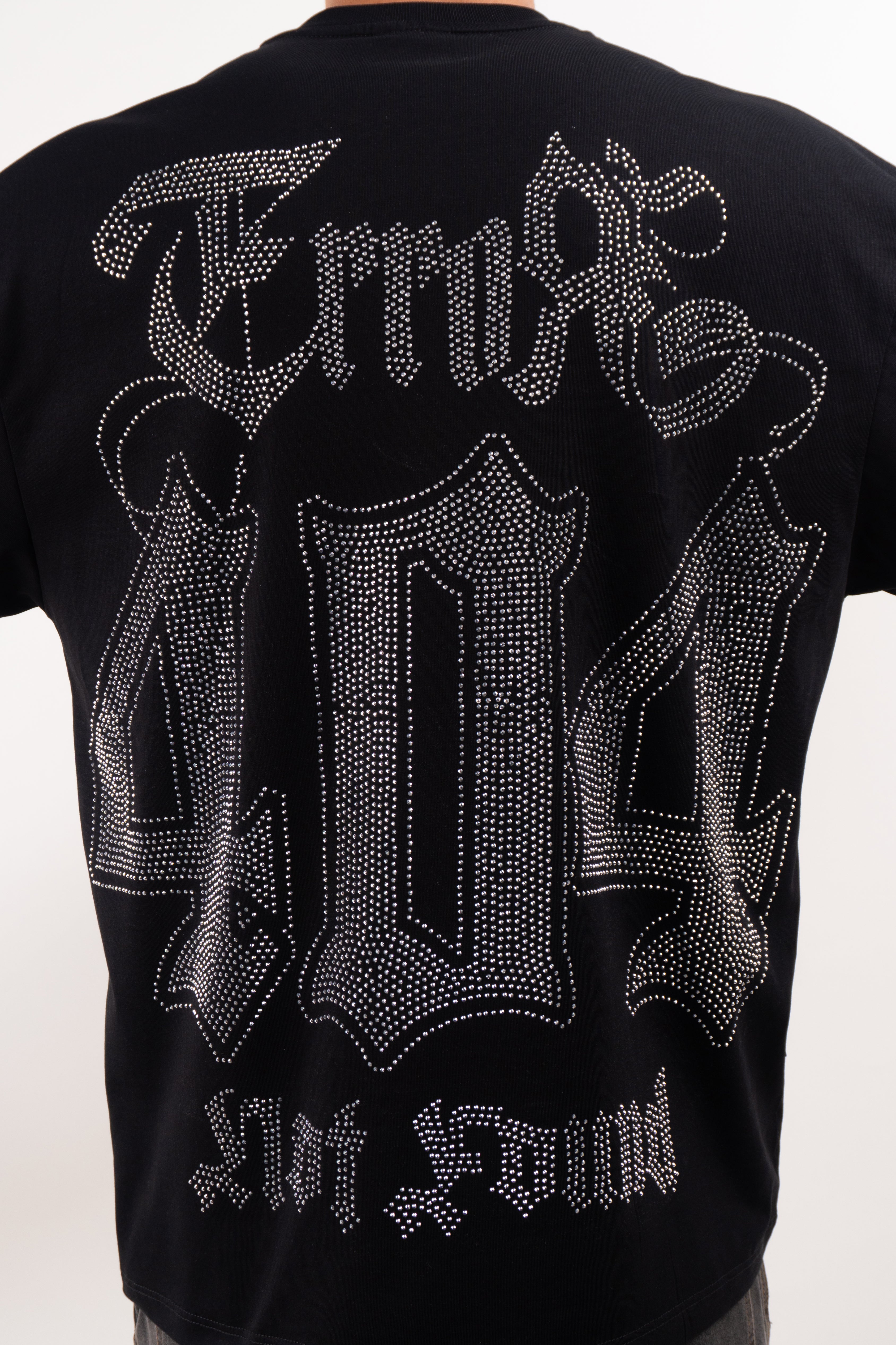 Camiseta over ERROR 404 piedra plateada