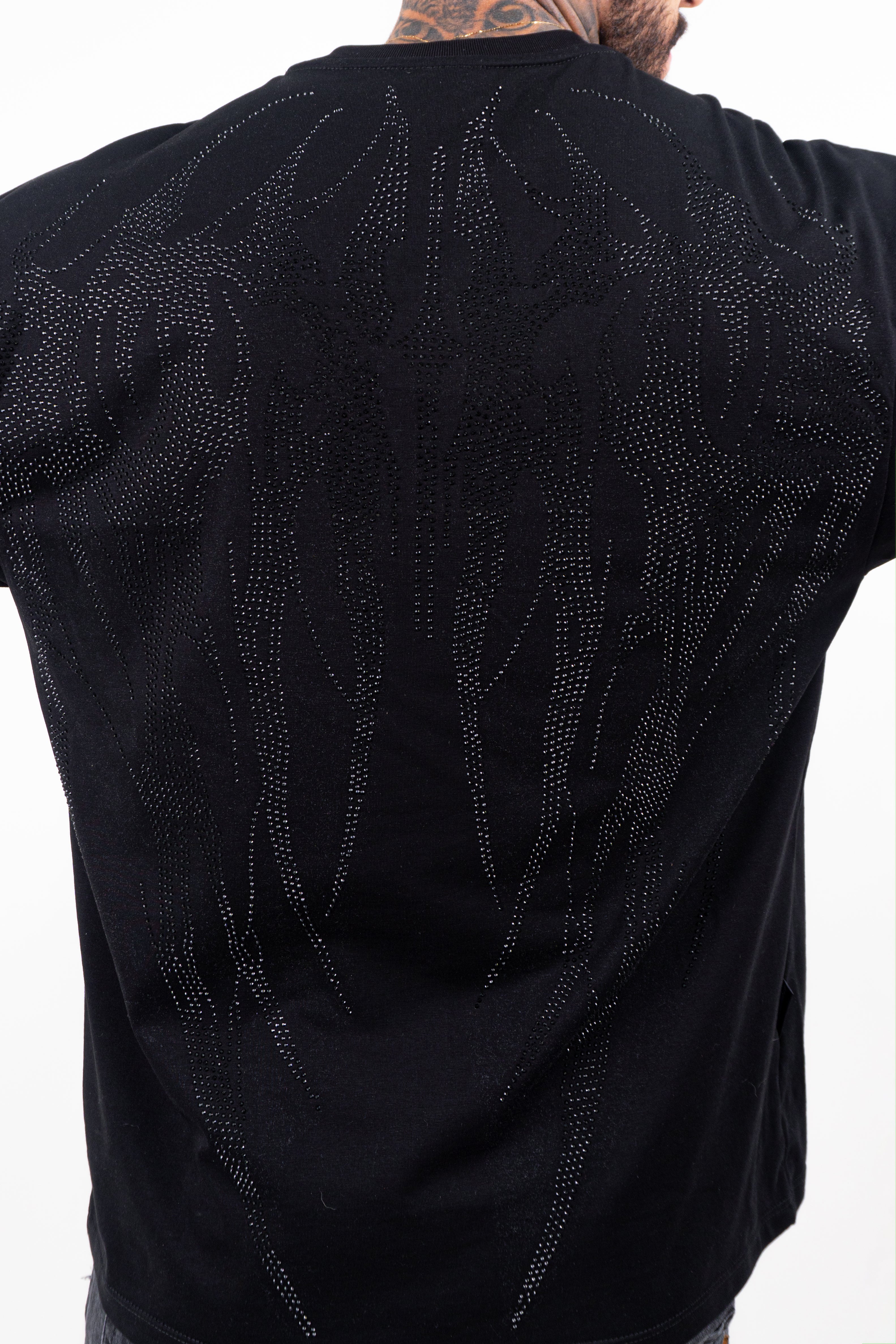 Camiseta over GOTHIC piedra negra