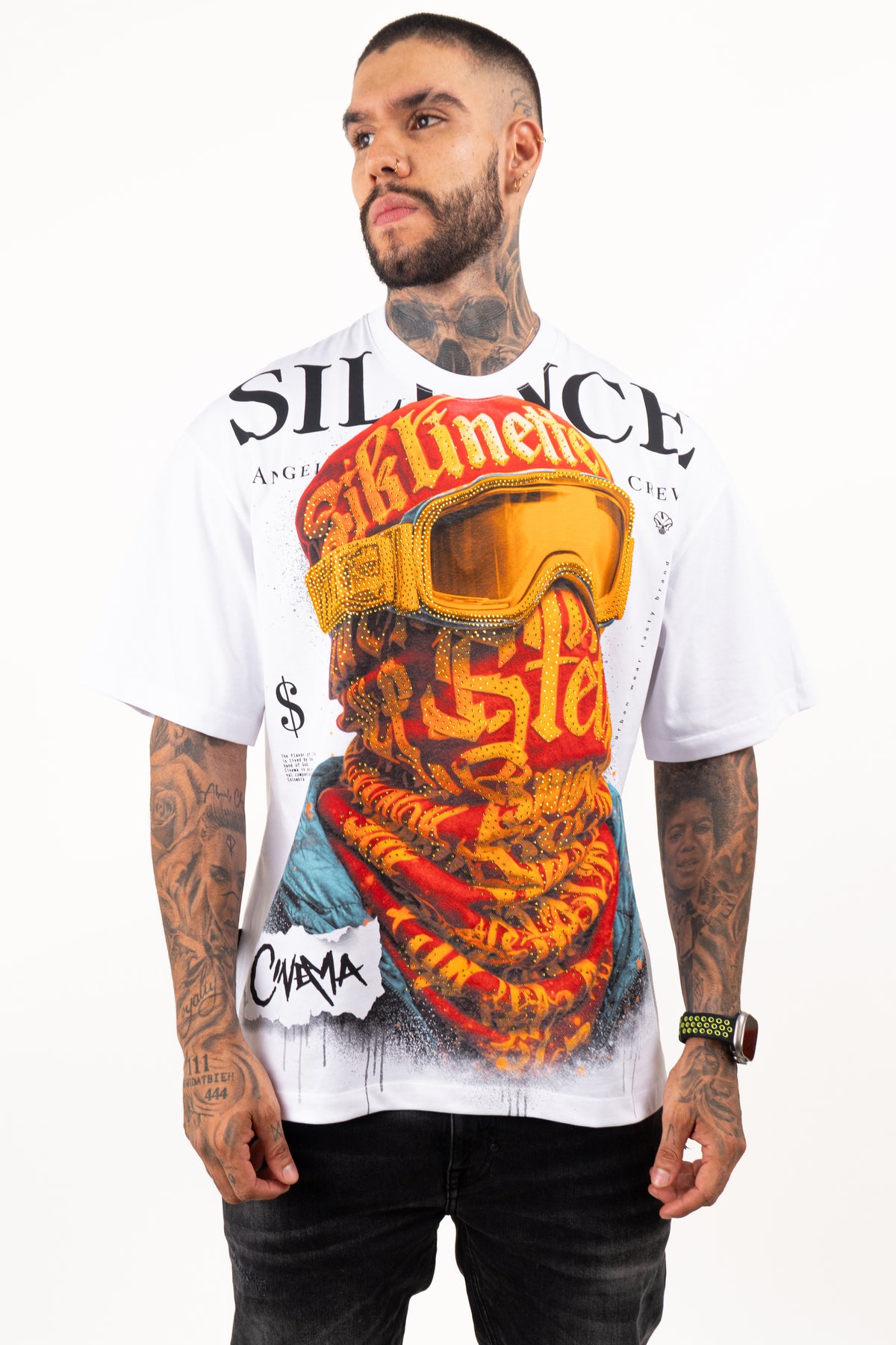 Camiseta over SILENCE