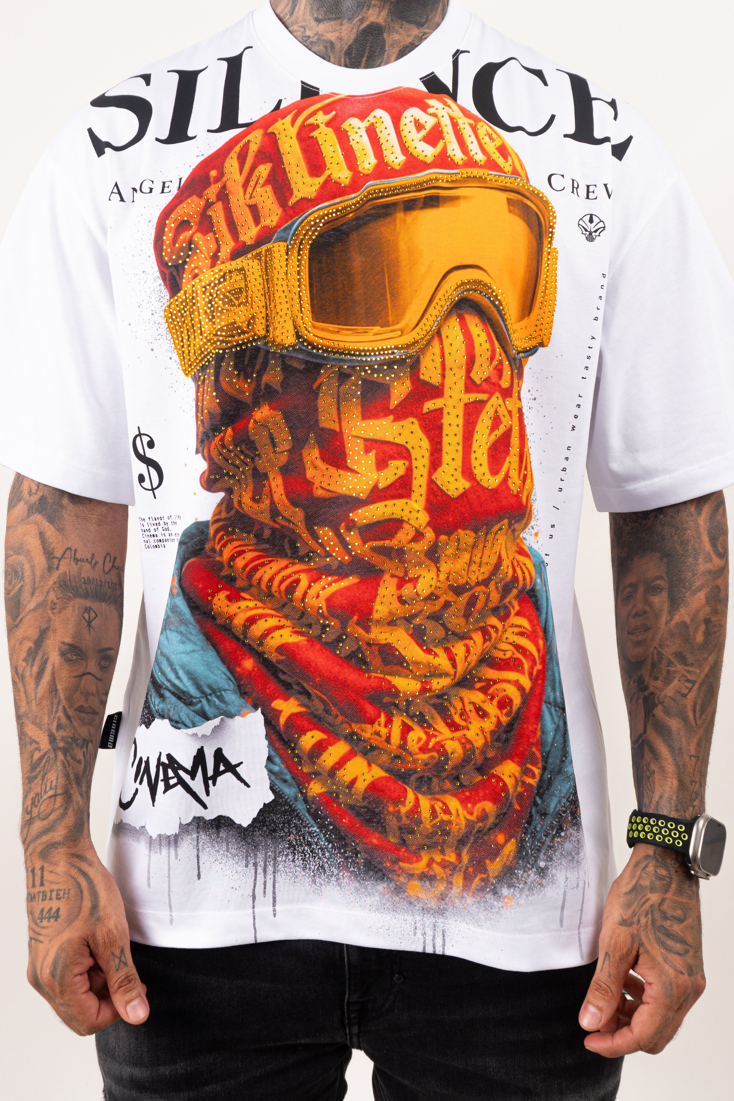 Camiseta over SILENCE