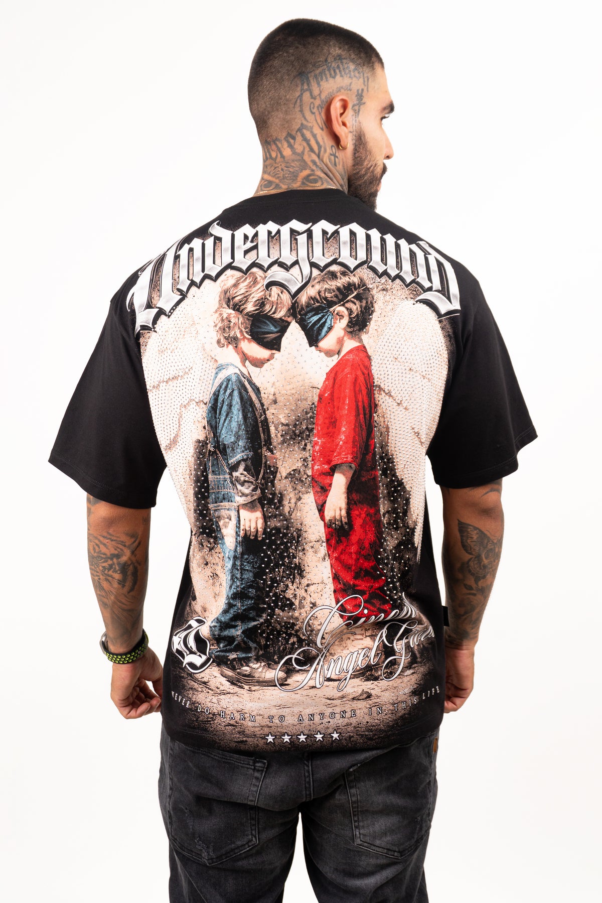 Camiseta over SILENT THREAT