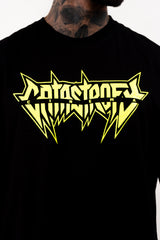 Camiseta over TOXIC pedrería