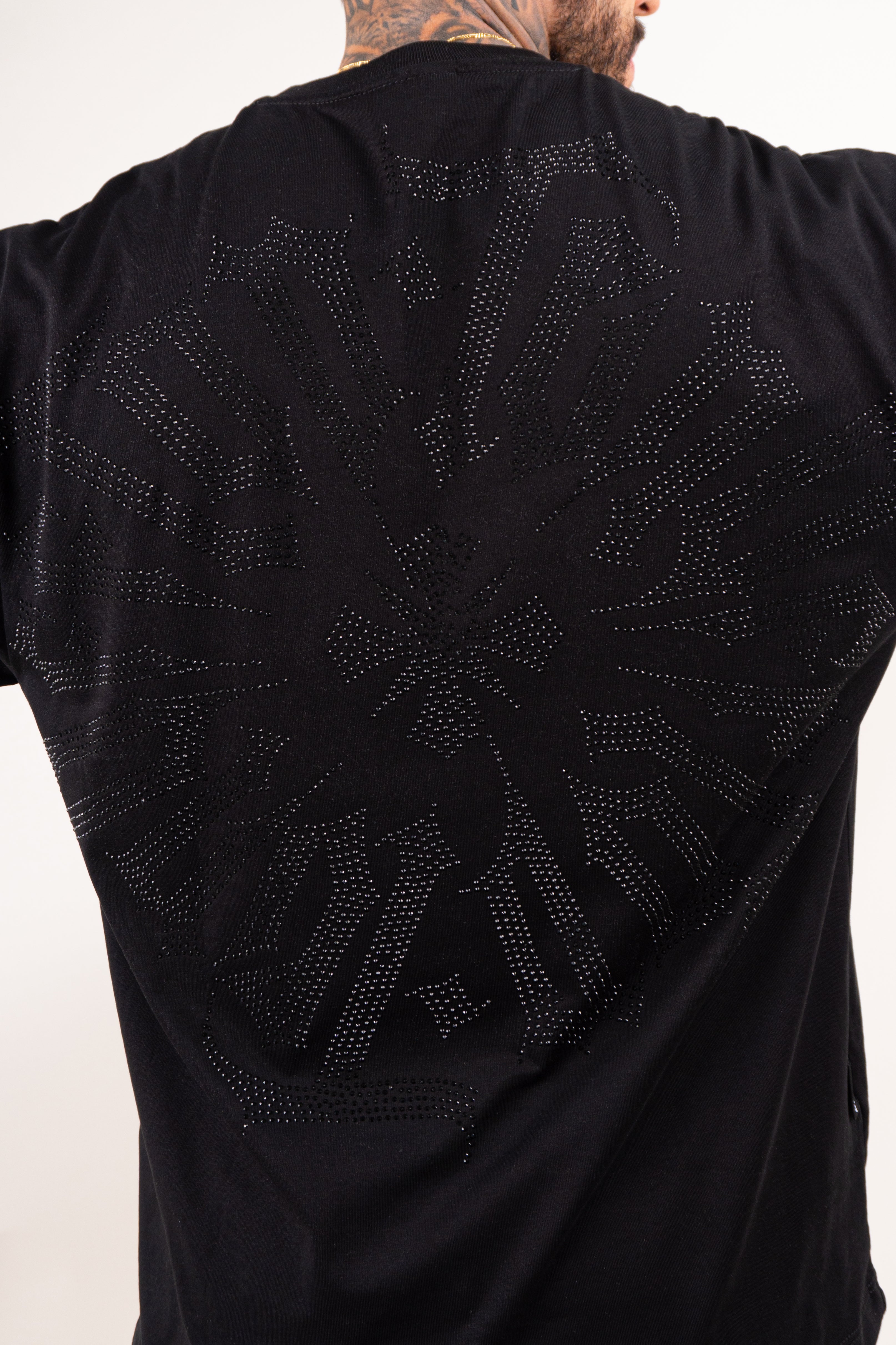 Camiseta over TEN OFF piedra negra