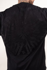 Camiseta over TEN OFF piedra negra