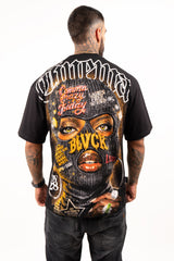 Camiseta over CRAZY GIRL