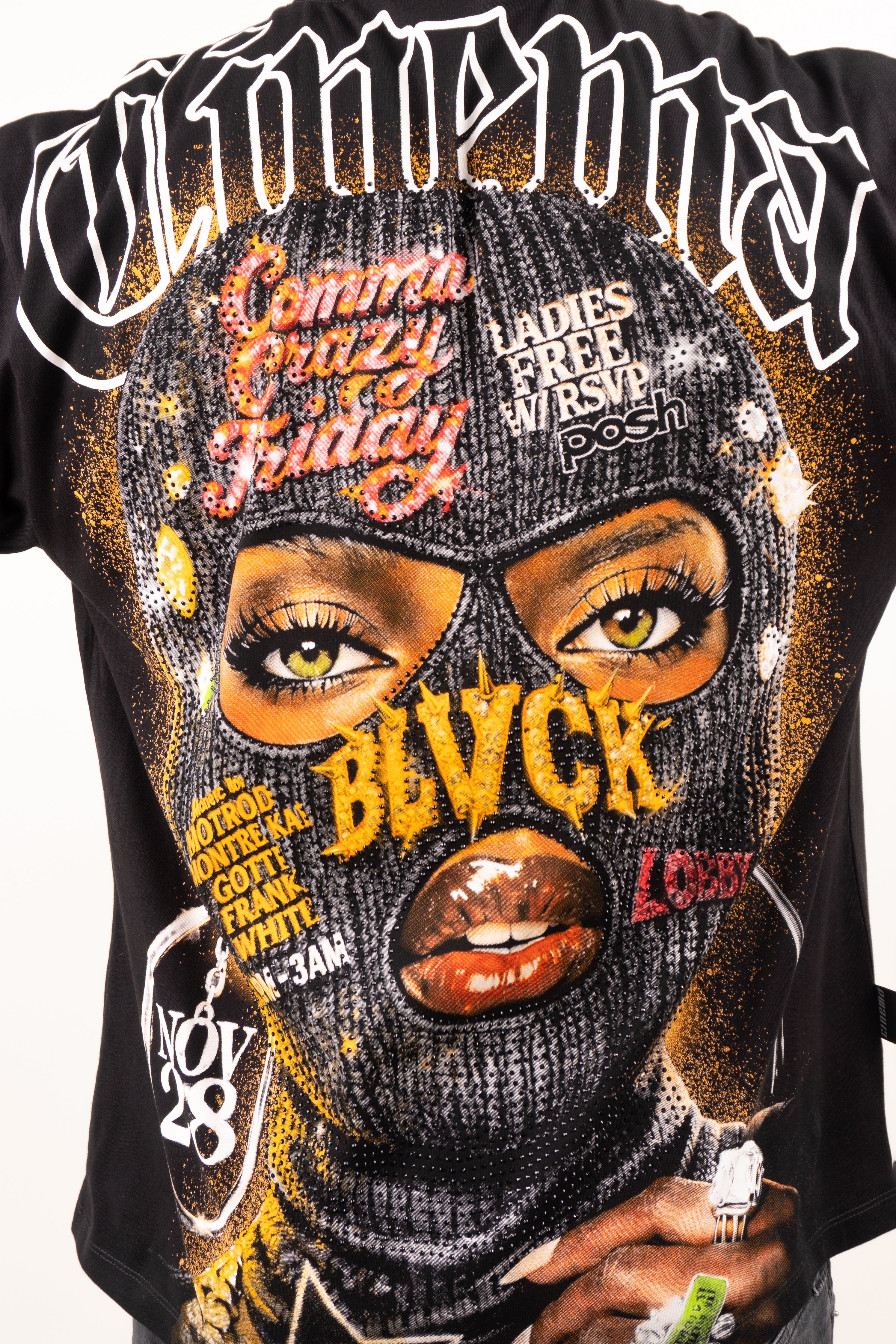Camiseta over CRAZY GIRL