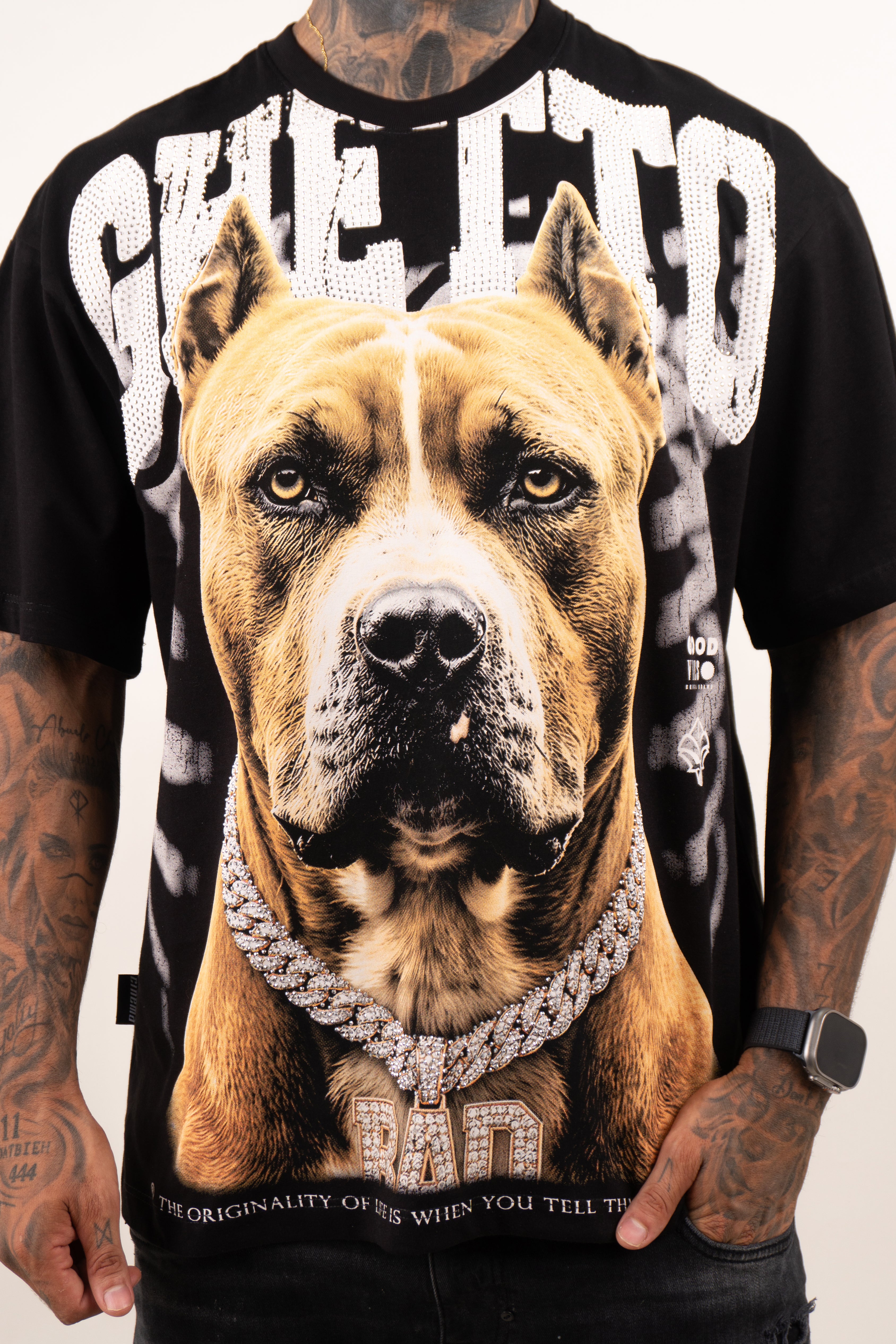 Camiseta over GHETTO