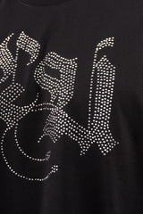 Camiseta over FUCK OFF piedra plateada