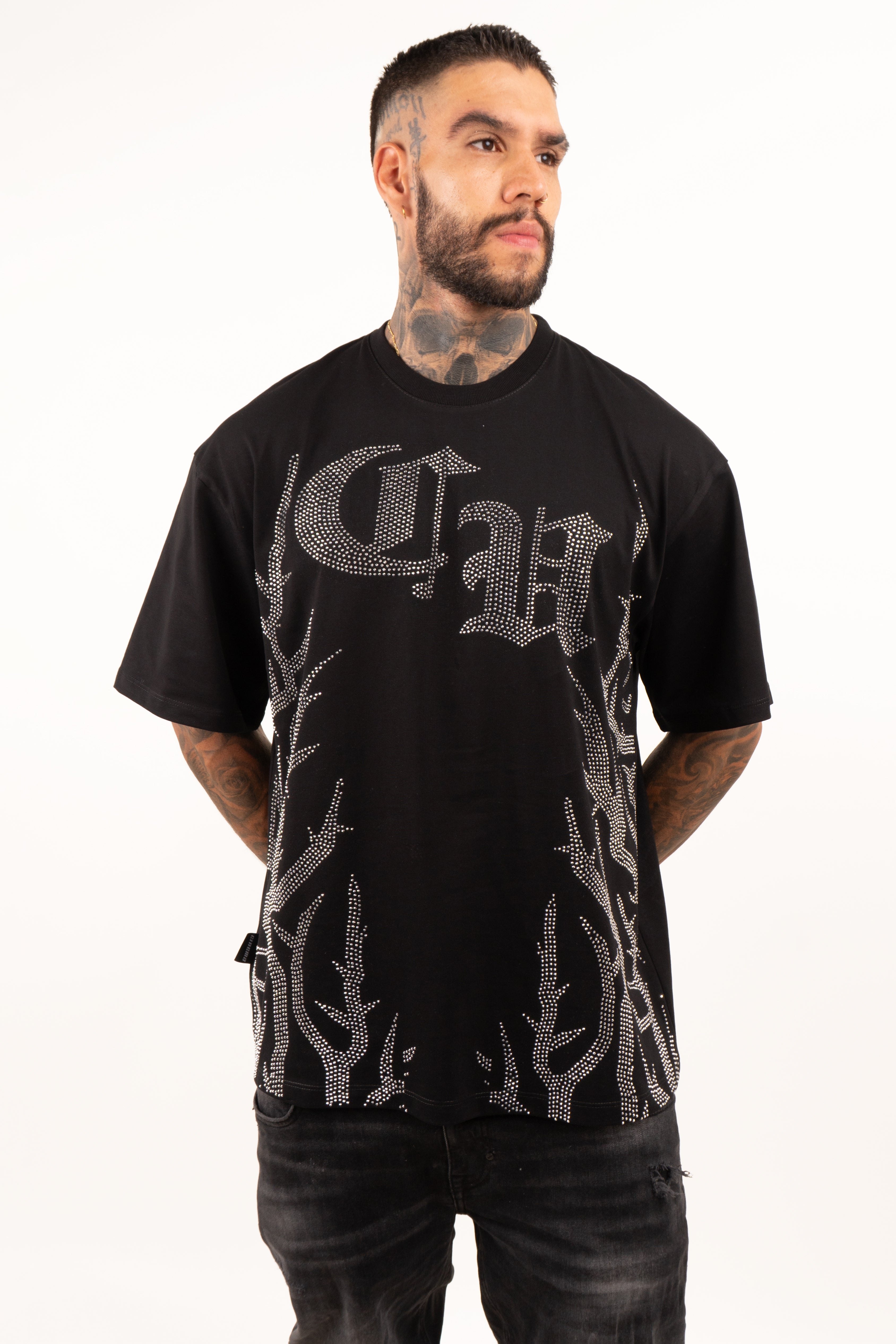Camiseta over WAR piedra plateada