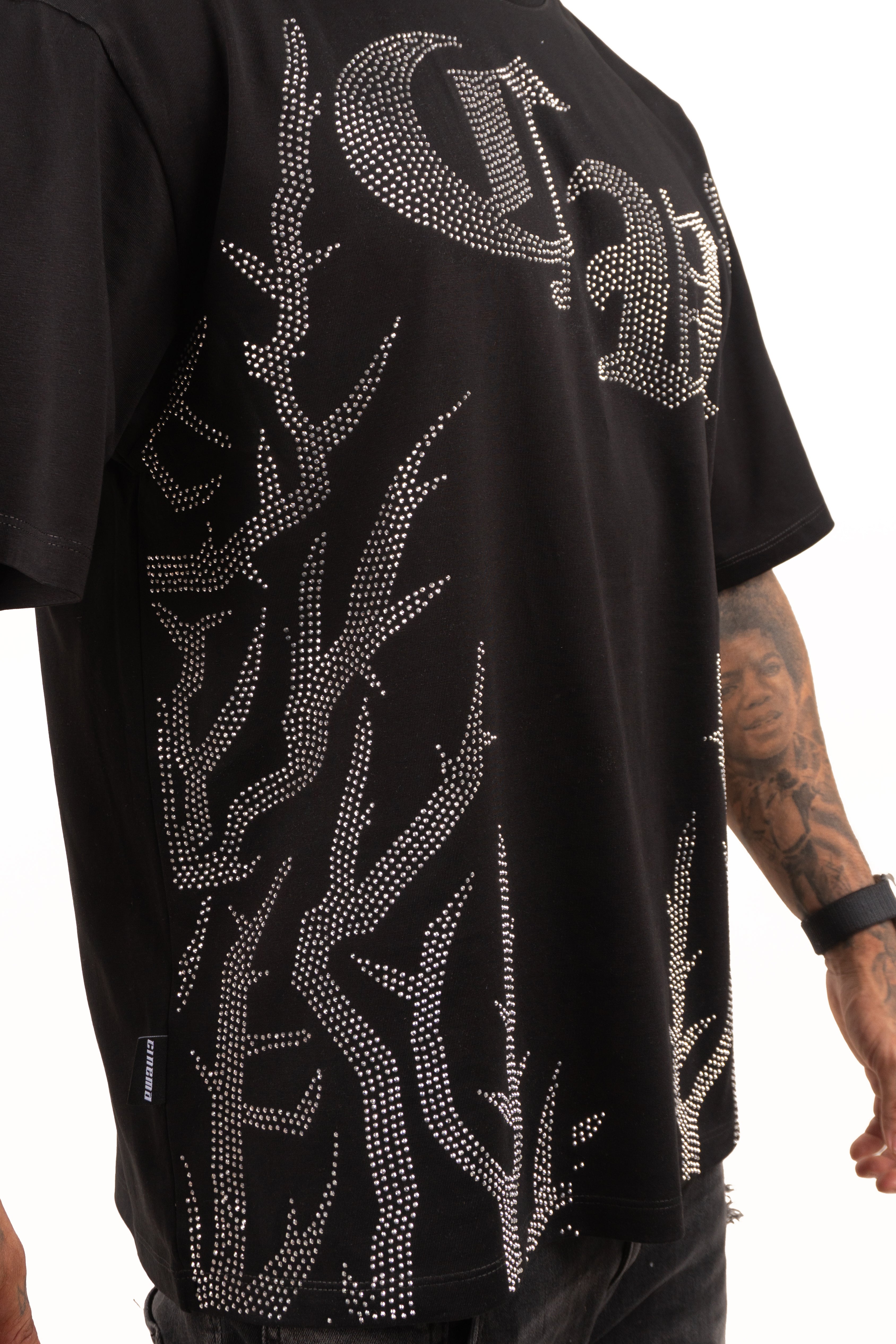Camiseta over WAR piedra plateada