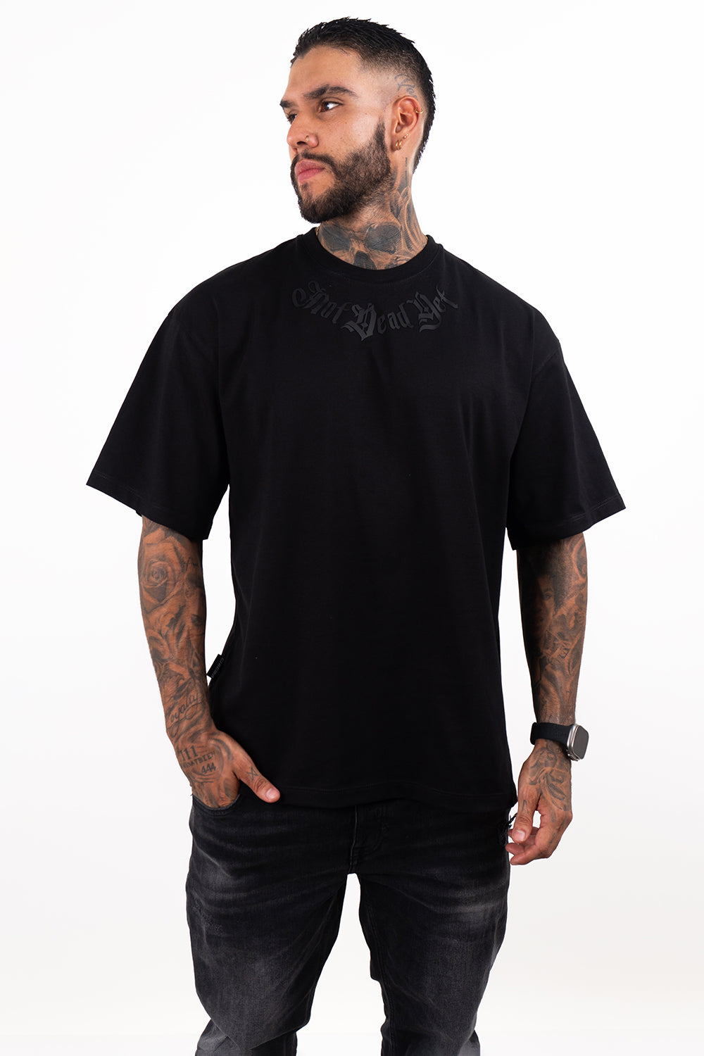 Camiseta básica NOT DEAD negra