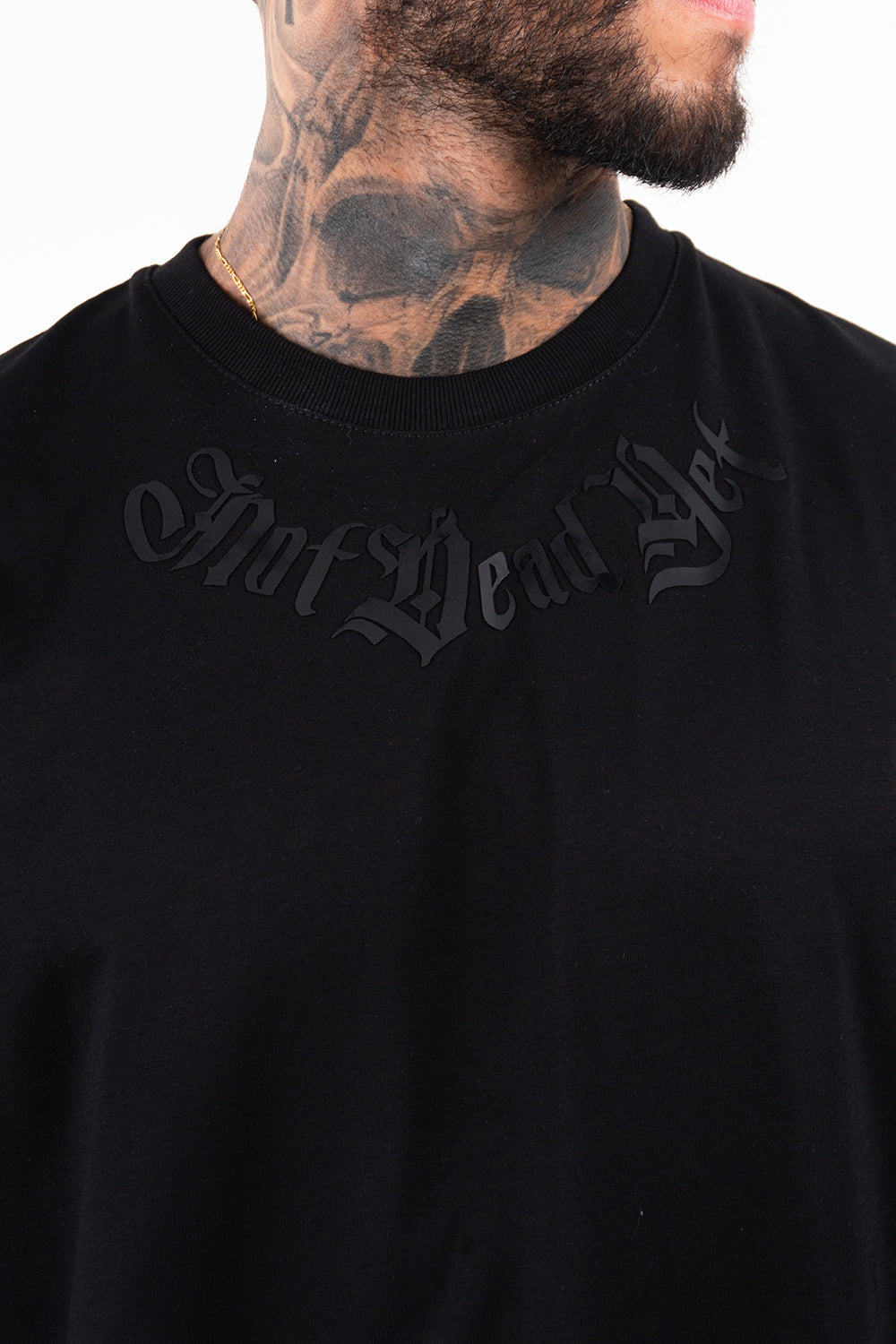 Camiseta básica NOT DEAD negra
