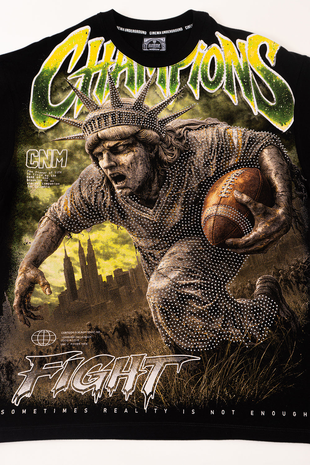 Camiseta over CHAMPIONS
