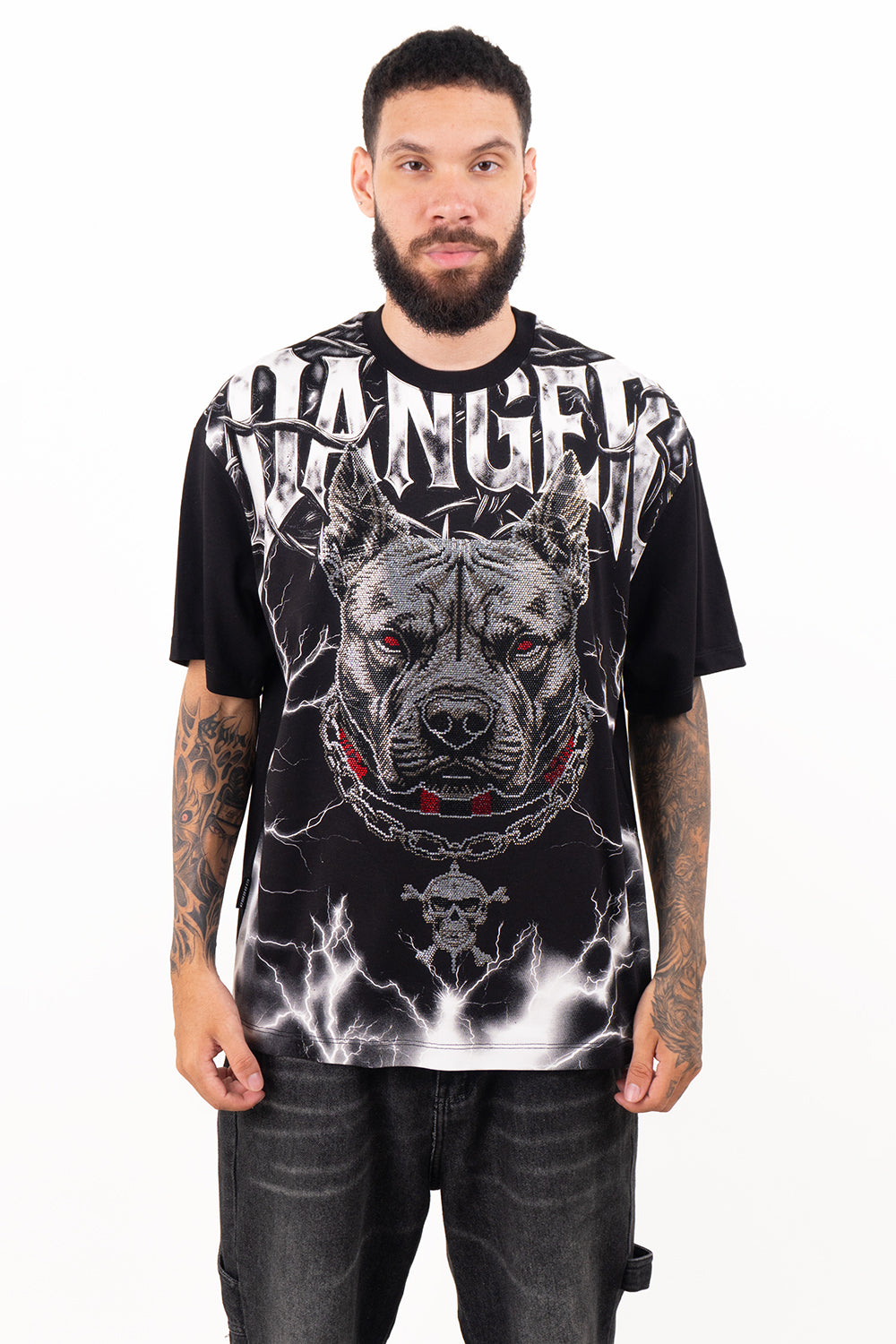 Camiseta over DANGER CINEMA