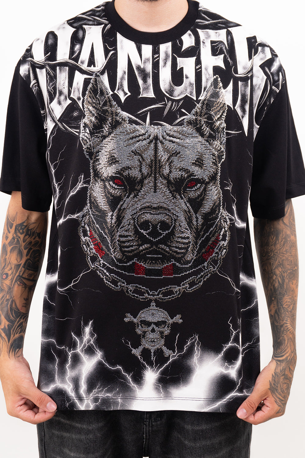 Camiseta over DANGER CINEMA
